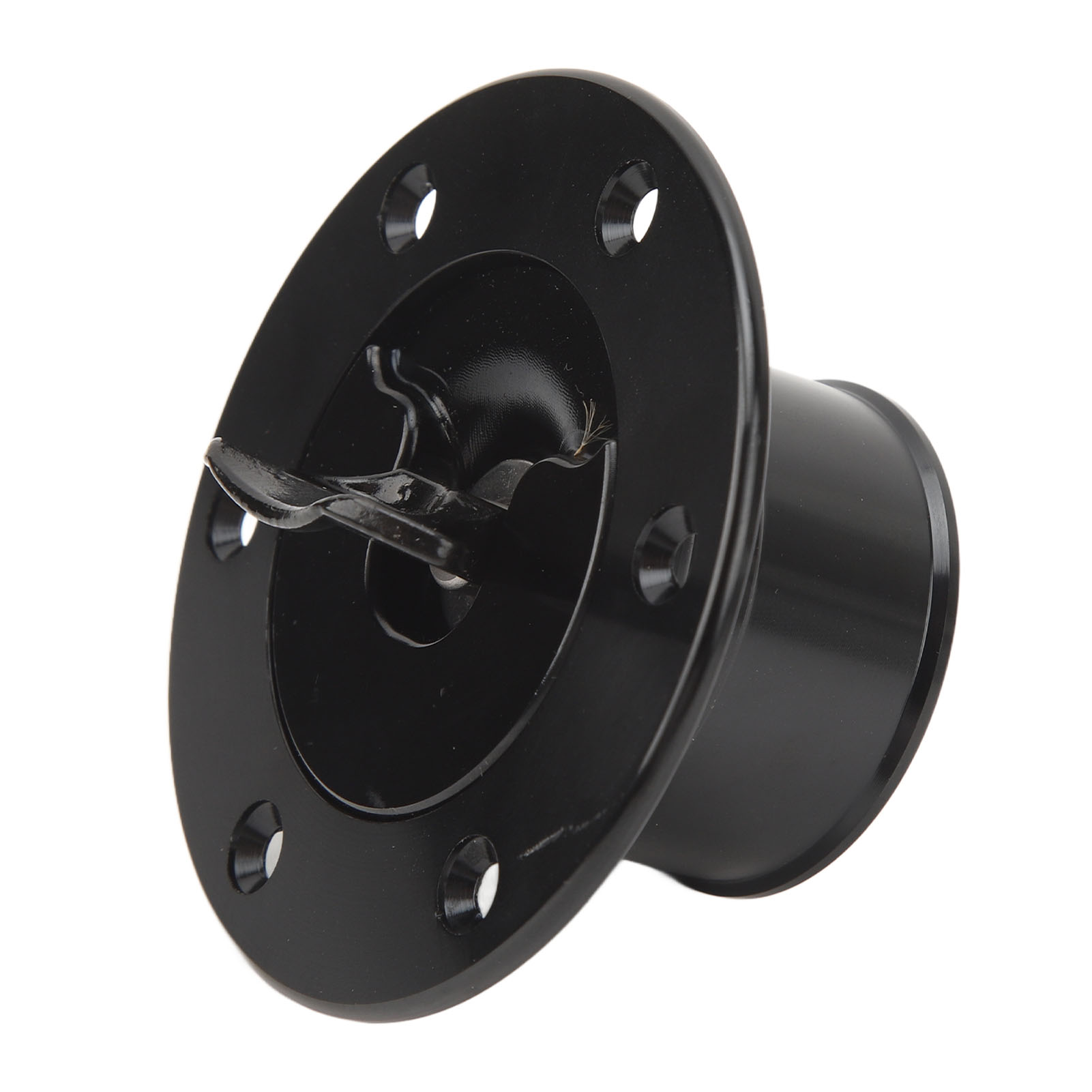 39-mm-tankdeckel Aus Gefrästem Aluminium, Flächenbündig, 6 Schrauben, Offen, Schwarz, Universell Für Pkw