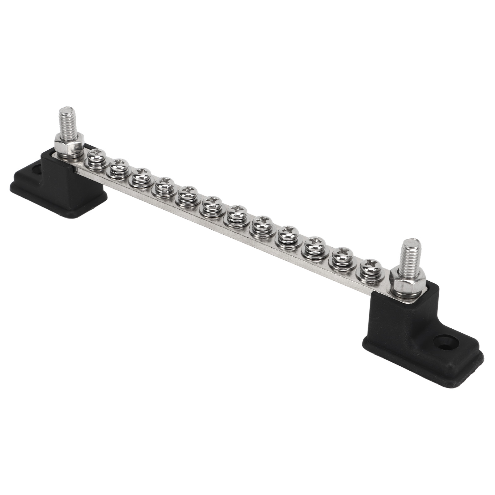 Elektrischer Verteilerblock Mit Abdeckung, 12 Anschlüsse, 12-48 V, 150 A, Universell Für Autos, Wohnmobile, Boote, Yachten, Lkws