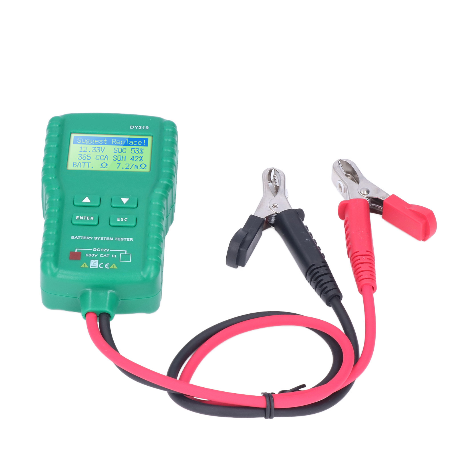 Dy219 12v Autobatterietester, Multifunktionales Digitales Analysegerät, Diagnosewerkzeug Für Die Fahrzeugwartung, Lastprüfgerät