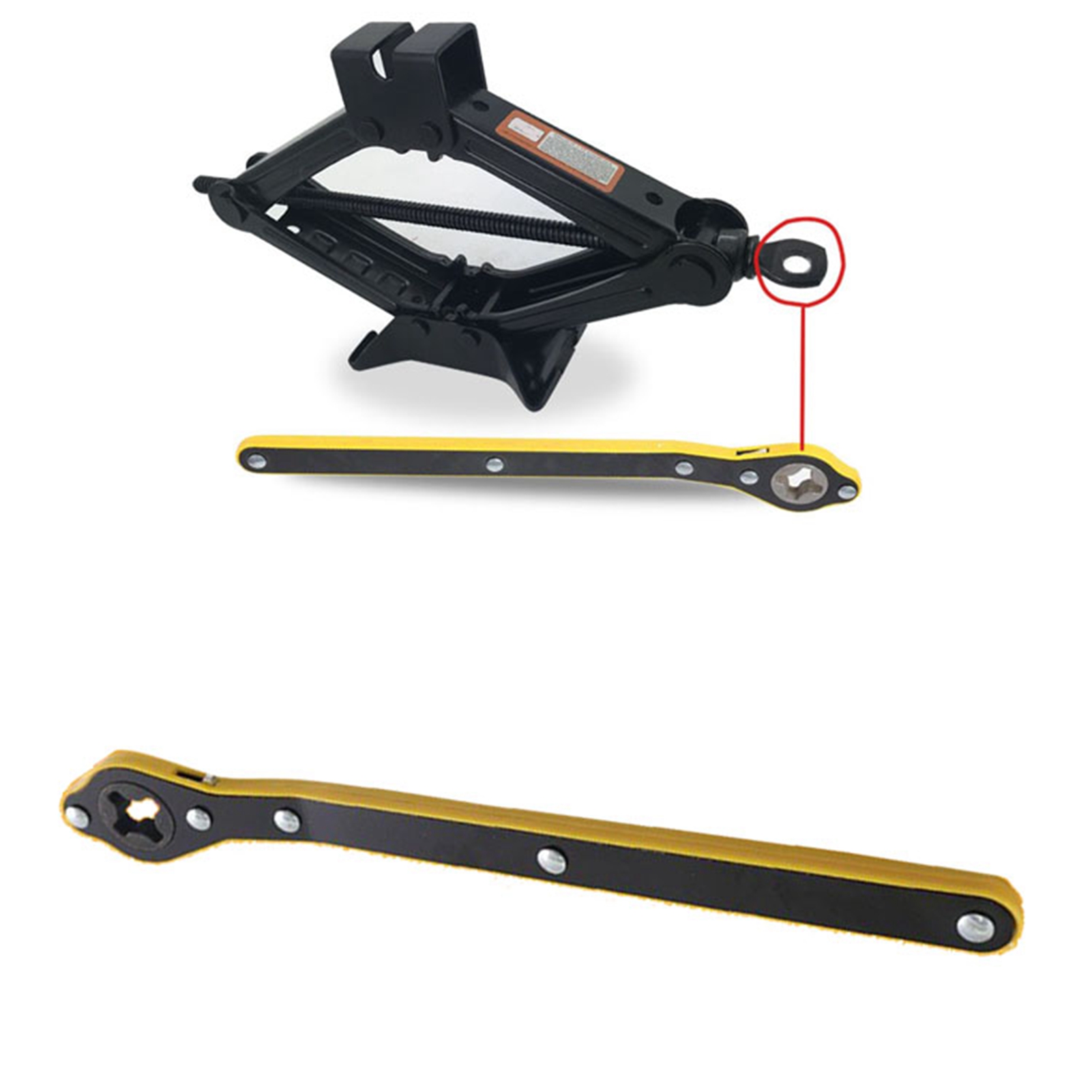 Hochleistungs-knarrenschlüssel Aus Metall, Wiederverwendbarer Handadapter, Wippmechanismus, Kraftsparend, Langlebig, Robustes Anziehwerkzeug.