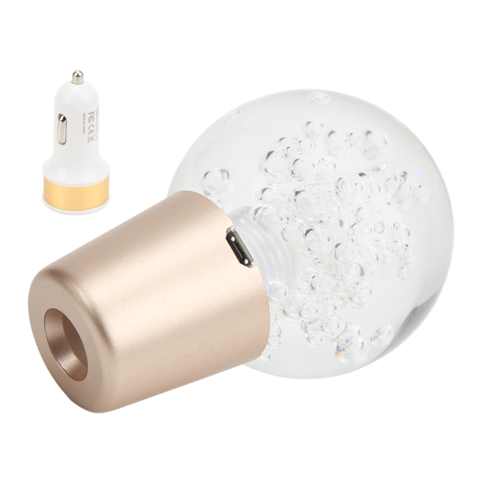 Universeller, Berührungsempfindlicher Led-schaltknauf Aus Acryl In Kugelform Für Pkw, Kleines Modell