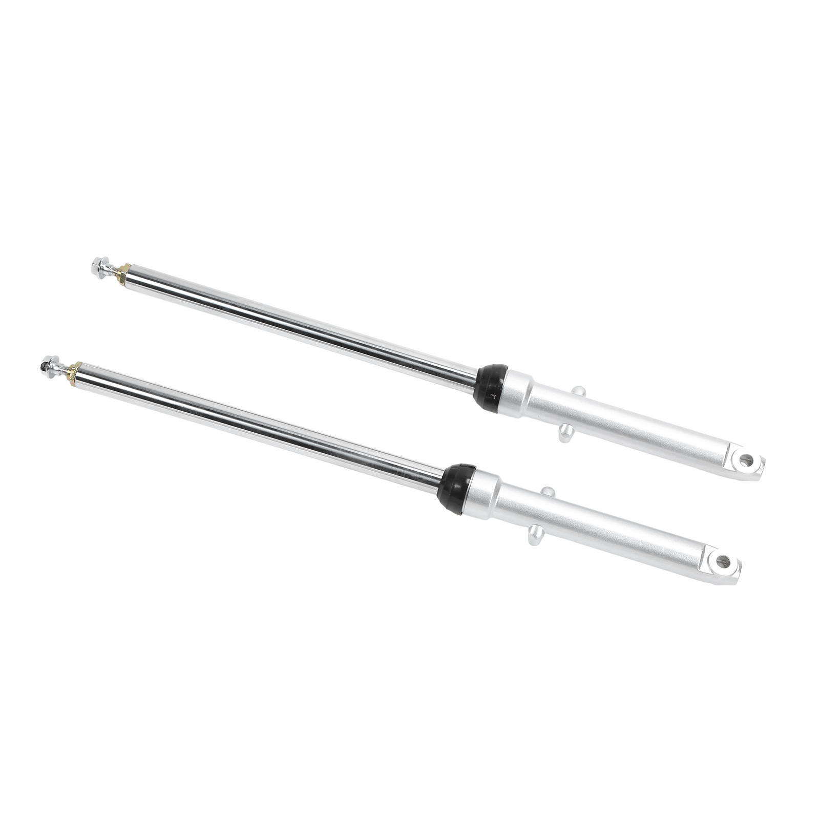 2 Vordere Stoßdämpfer 670 Mm/26,38 Zoll Aus Legiertem Stahl, Ersatzteile Für Motorräder, Kompatibel Mit Cg125, Ct90 Und Ct110, Verstärktes Fahrwerkskit