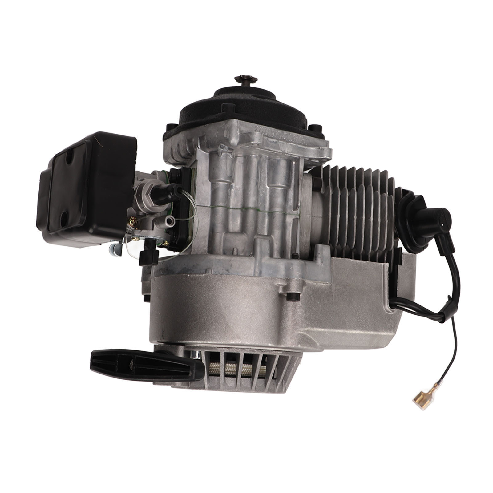 49 Cm³ 2-takt-motor Mit Seilzugstarter, Leistungsstarker Hochleistungsmotor Für Minibikes, Pitbikes, Quads Und Atvs.