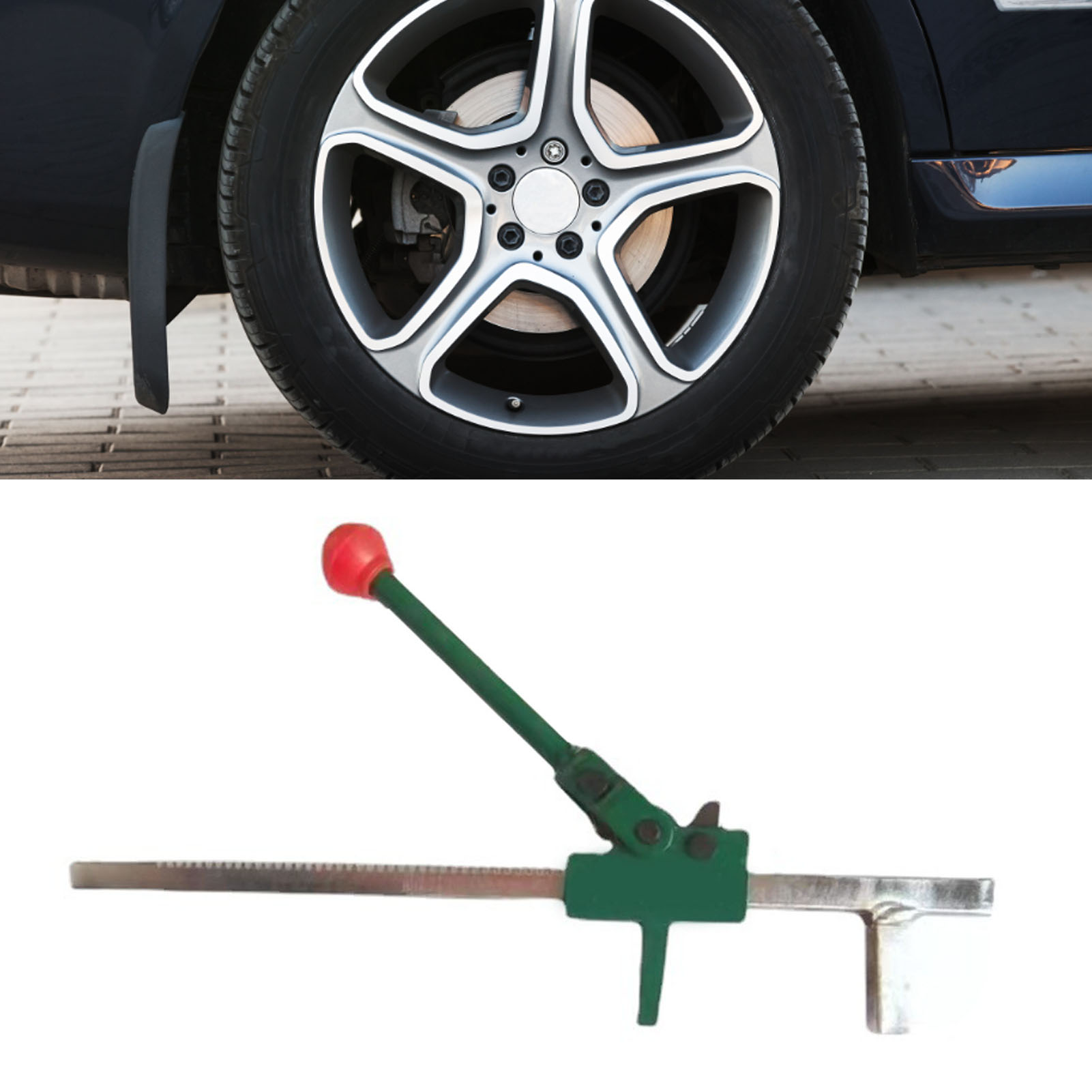 Verstärkter Manueller Reifenspreizer, Robustes, Hochhartes Metall, Wärmebehandelt, Tragbarer Reifenwechsler Für Reparatur- Und Wartungsarbeiten, Längliches Modell, 2er-pack.