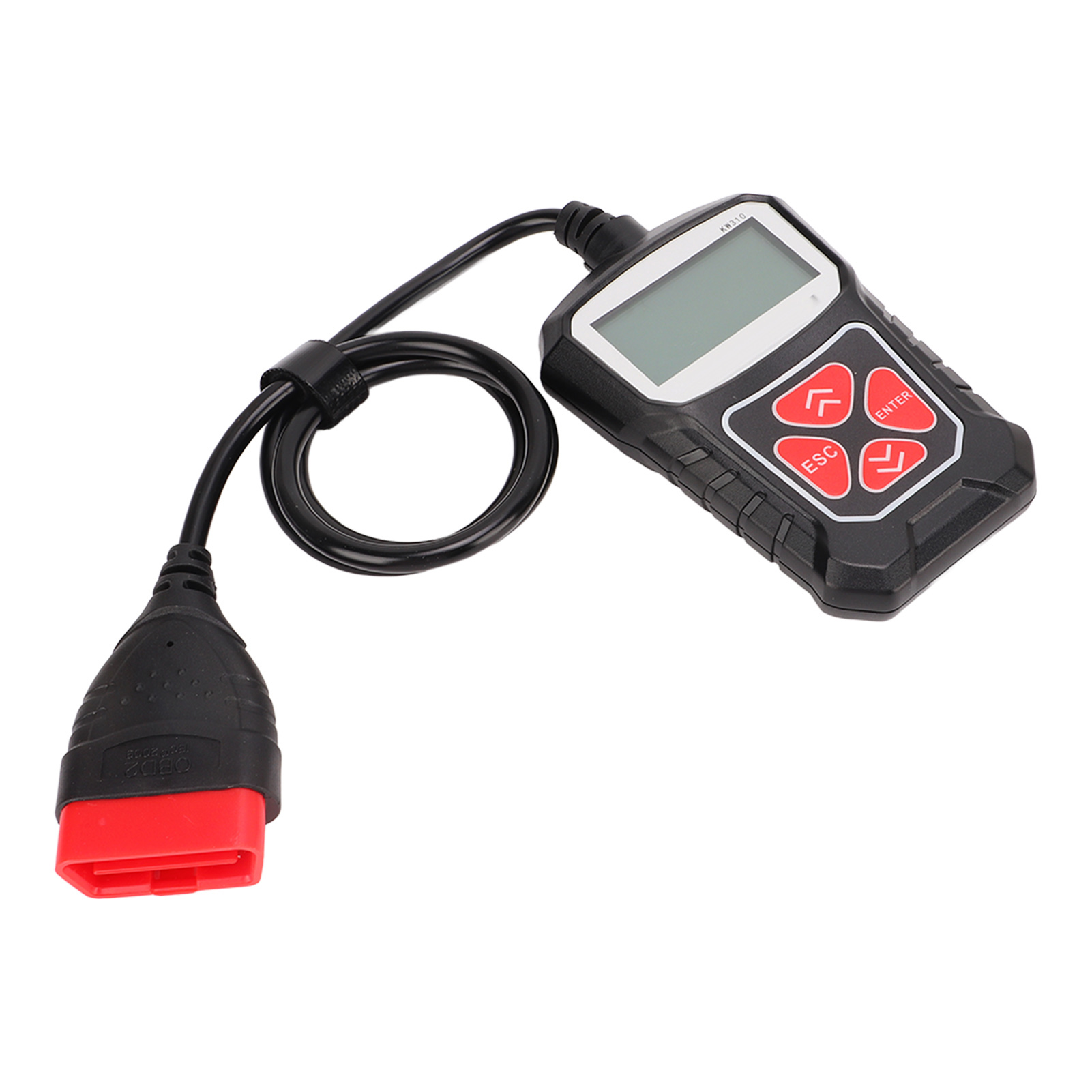 Obd2-fehlercodeleser, Multifunktions-diagnosegerät Für Pkw, Suvs Und Transporter, Lcd-bildschirm, Schwarz, Motorfehlerscanner.