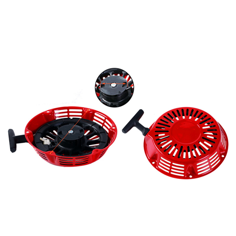 Red Gx390 Rückstoßstarter, Leichte Kunststoff-starterbaugruppe Mit Gebogener Klaue, Ersatzteil Für Gx390 Motor, Manuelles Startset.