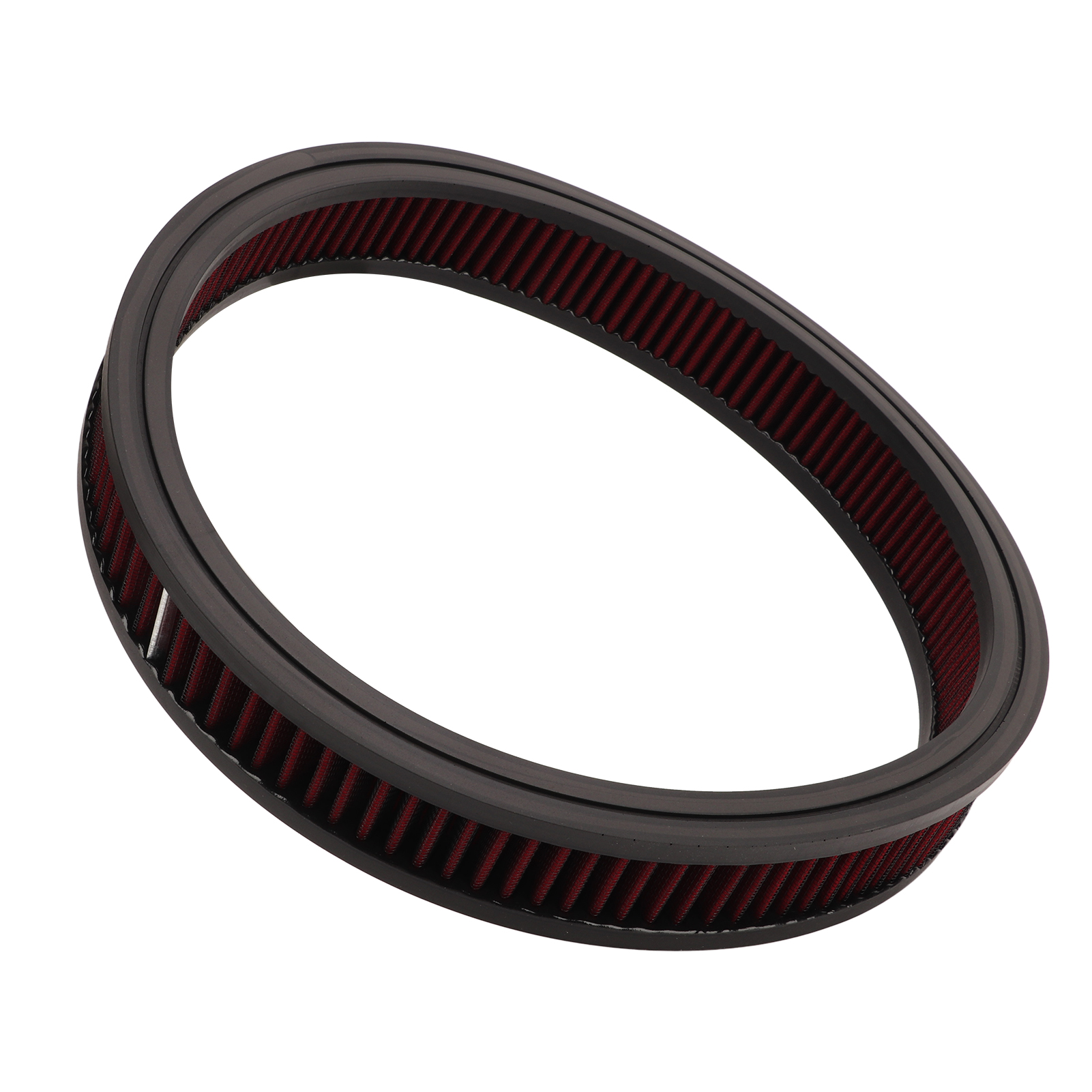 Hochleistungs-rundluftfilter 14x2 Zoll, Waschbar Und Wiederverwendbar, Austauschbares Ansaugfilterelement Für Hot Rod, Rot, Motorwartungsset.