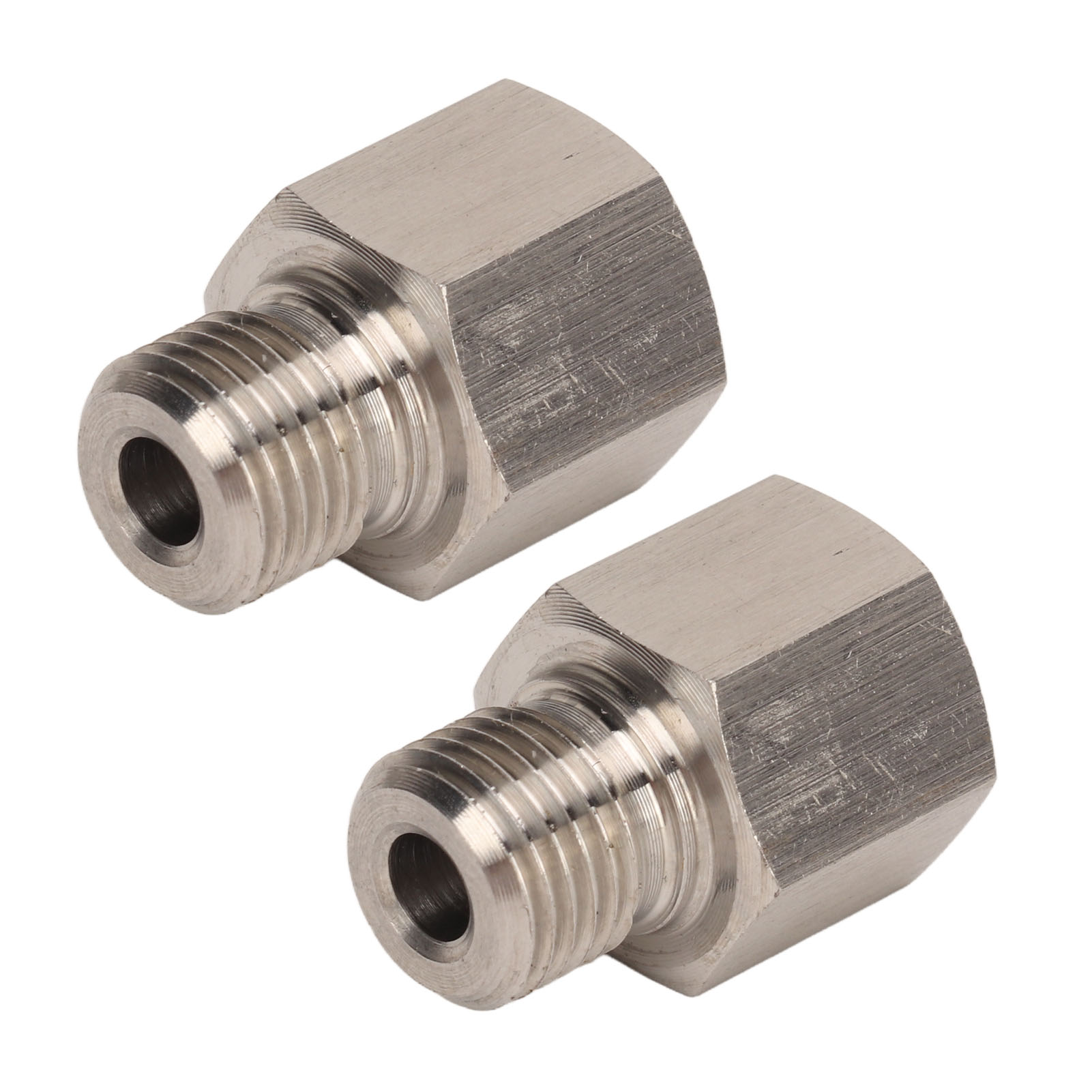 Wasserdichter Edelstahl-adapter, 1/8 Npt-innengewinde Auf M10 X 1,0-außengewinde, Für Manometer Und Drucksensoren, Universell, Für Auto Und Motorrad, Auslaufsicher