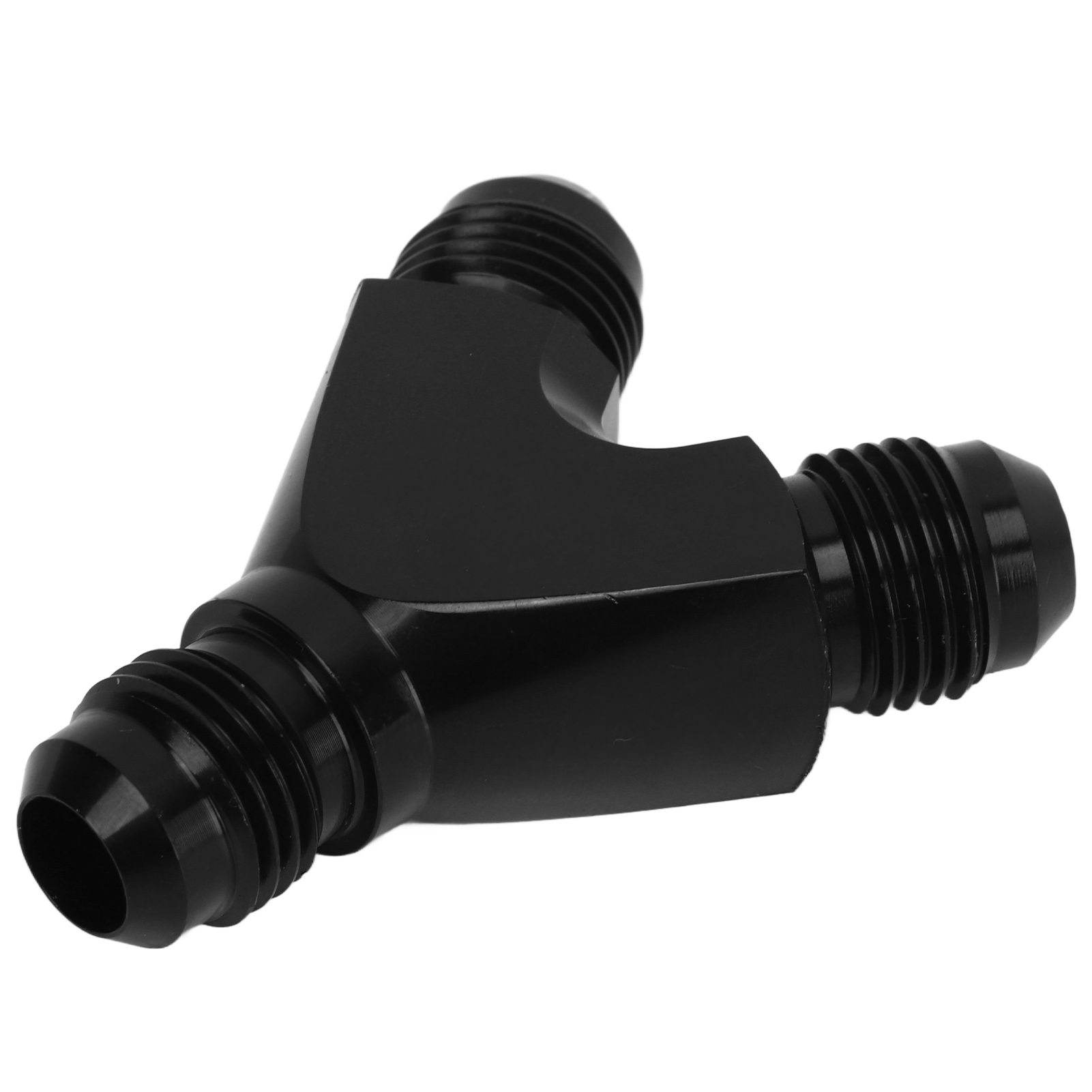 Verteiler-y-adapter, Schwarz Eloxiert, Wasserdicht, Universell Für Kraftstoffschlauch 6an