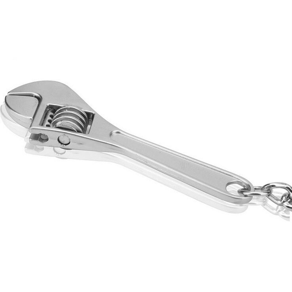 Verstellbarer Schlüsselanhänger Aus Zinklegierung, Miniatur-schraubenschlüssel, Robuster Diy-schlüsselanhänger, Praktisches Multifunktionszubehör.