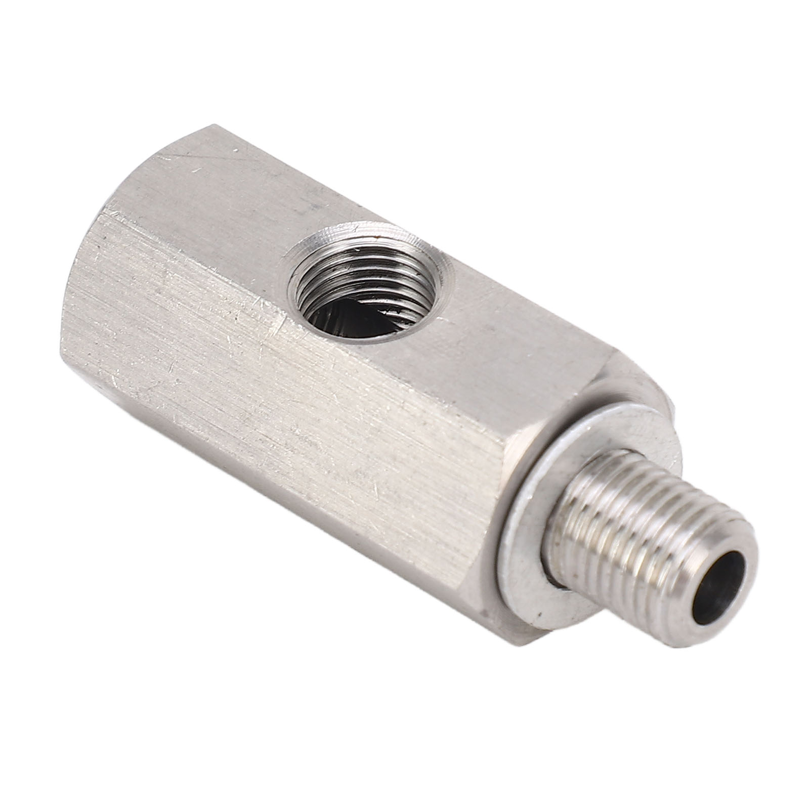 Öldrucksensor M10x1,0, T-stück Auf M10-anschluss, Turbolader-zuleitung, Edelstahl-manometer