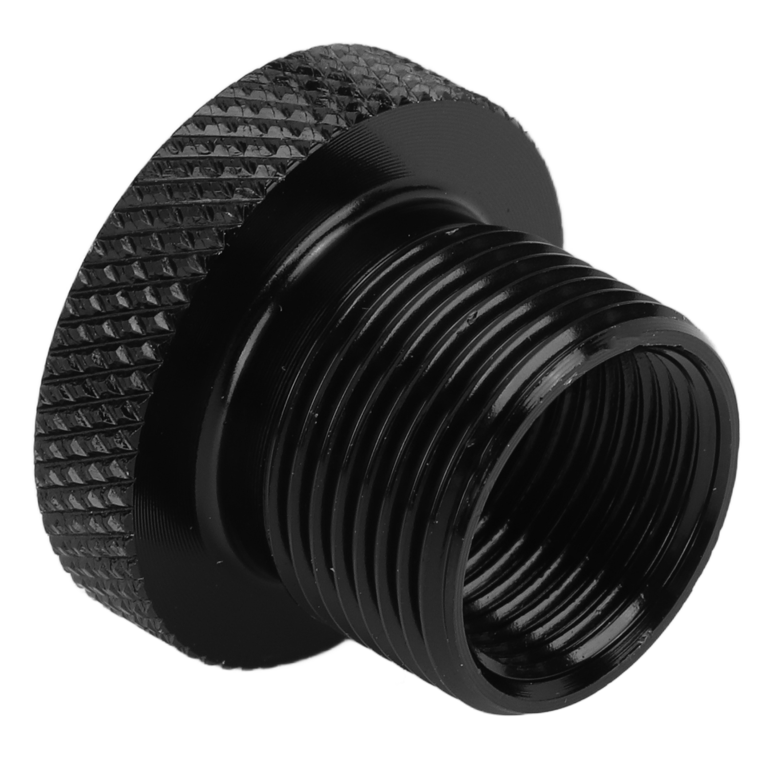 Metallener Ölfilteradapter Für Kraftfahrzeuge, Universeller Schwarzer Gewindeanschluss 5/8-24 Auf 1/2-28, Kfz-stecker, Motorzubehör