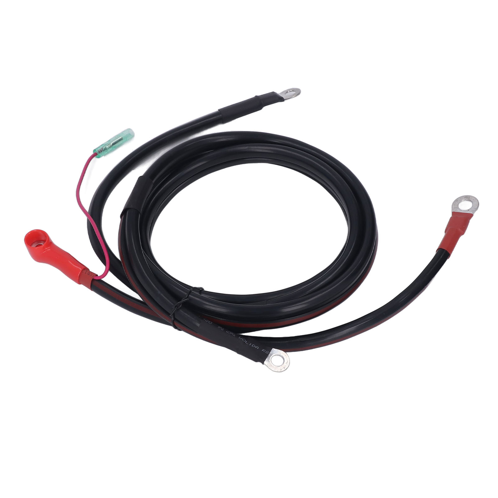2 M Langes Schwarzes Batteriekabel, Reines Kupfer-ersatzkabel Für Parsun Powertec 15-85 Ps Außenbordmotoren, Robuste Elektrische Verbindung