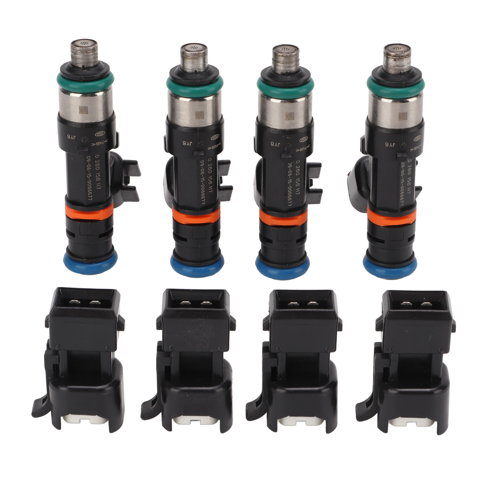 Einspritzdüsen 0280158117, 4 Stück, Inklusive Katalysatoren, Für Audi A4 Tt 1.8t 20v Turbomotor, Zubehör
