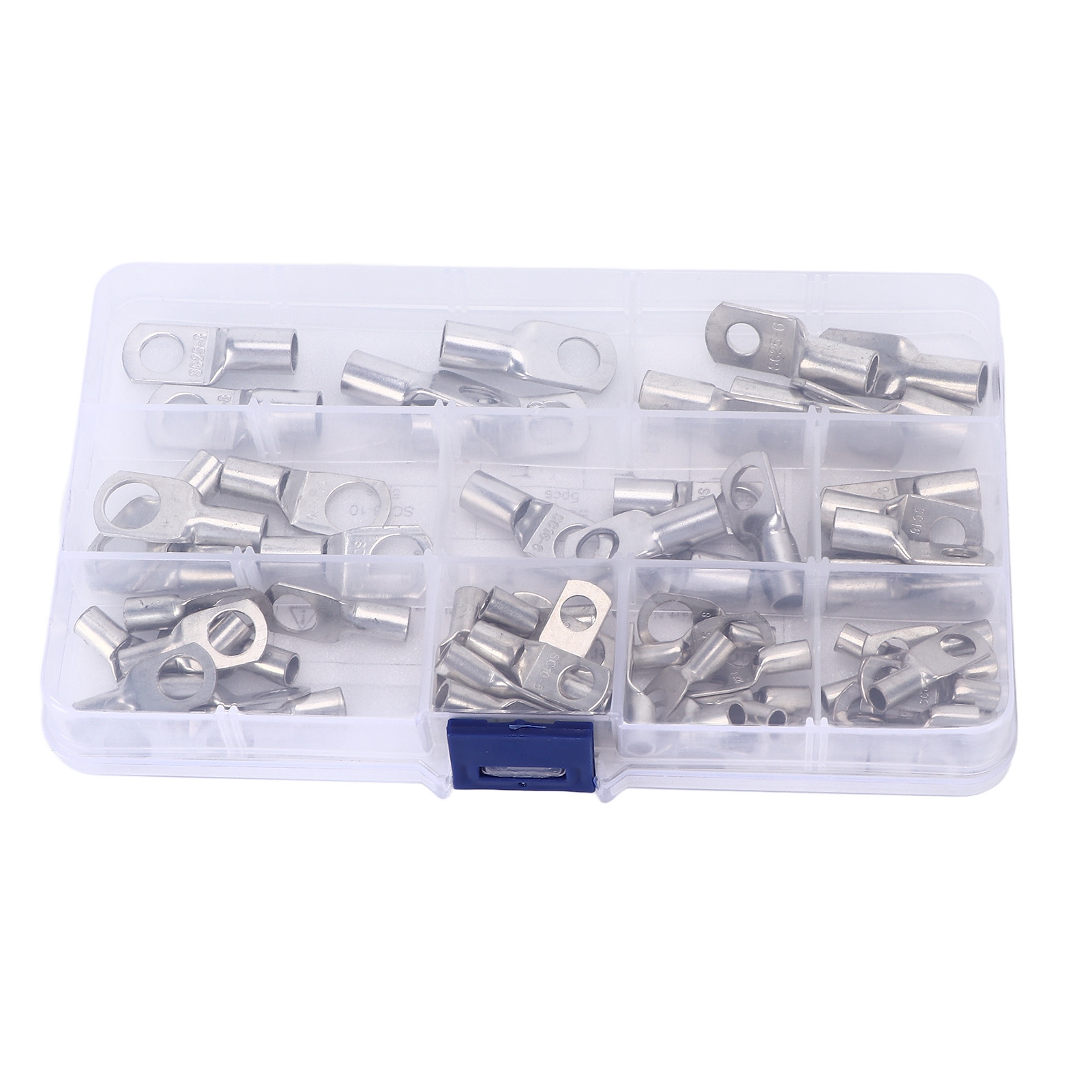 Set Mit 65 Robusten Kupferkabelschuhen, Batterieanschlüsse Für Auto, Boot, Motorrad, Schiff