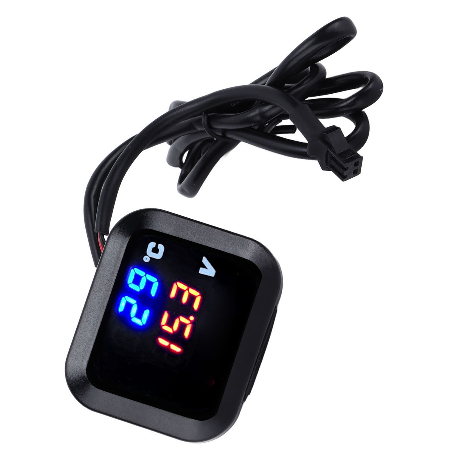 Universelles 12v Dc 3-in-1 Voltmeter/temperaturmesser Mit Usb-ladefunktion, Wasserdicht, Kawasaki-kompatibel (ersatzteil)