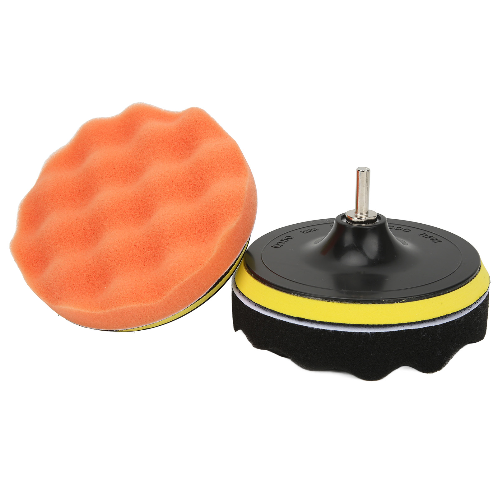 Set Aus 3 Polierschwämmen Zum Glätten, Wachsen Und Entstauben, Kompatibel Mit 5-6 Zoll Pneumatischen Und Elektrischen Poliermaschinen.