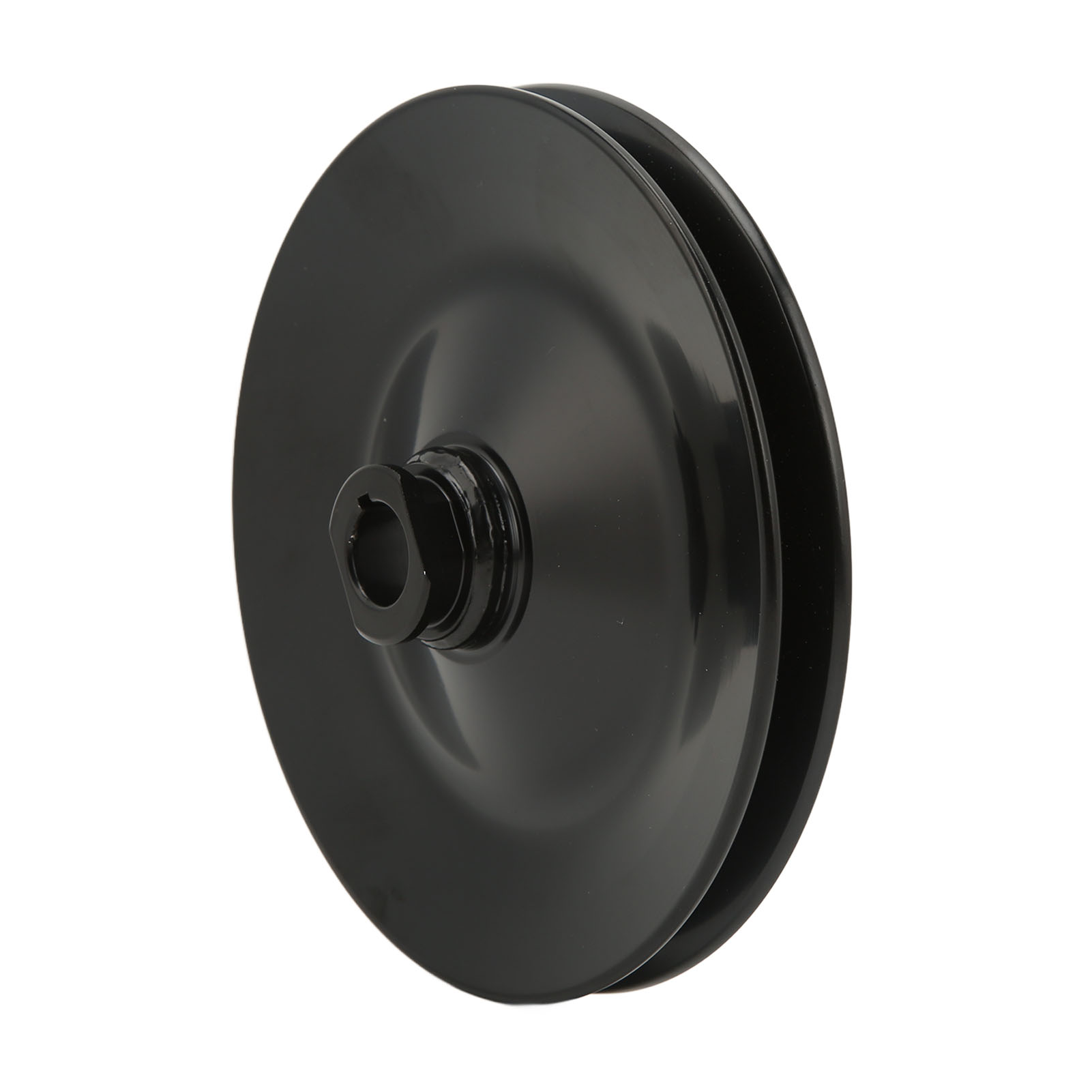 Riemenscheibe Für Servolenkungspumpe Mit Einfacher Nut 8948blk, Kompatibler Ersatz Für Chevy 1965-1979, Schwarzes Stahlteil.