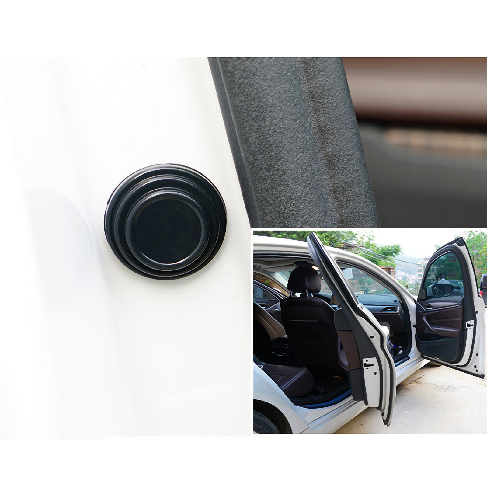 4er-set Silikon-geräuschdämpfer Silentbloc Für Autotüren, Verschleißfeste Stoßdämpfer, Universell