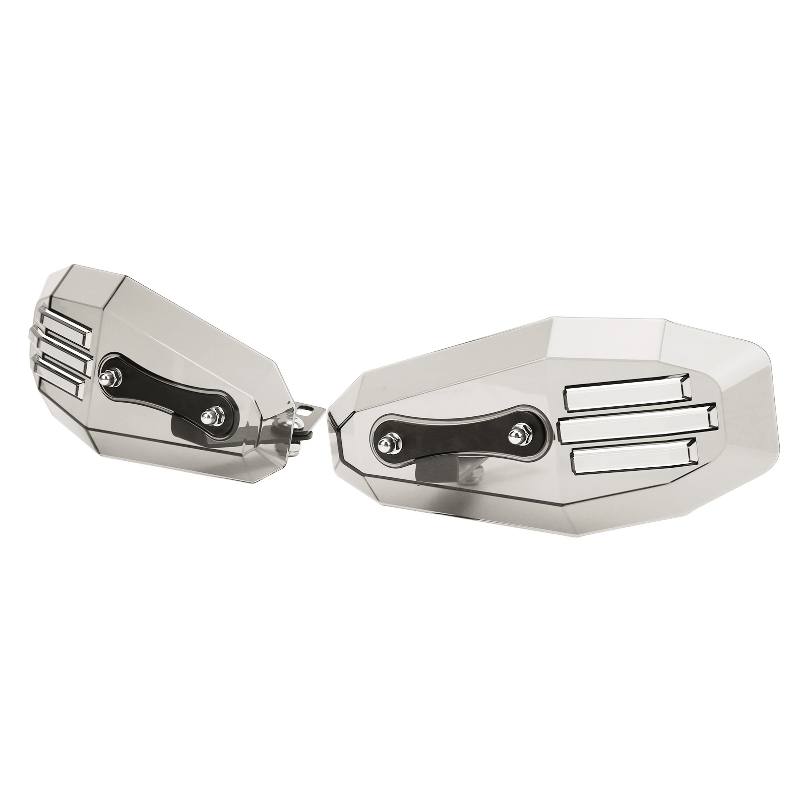 Motorrad-handschützer, 2 Stück, Universal, Robustes Polycarbonat, Motorradzubehör, Grau