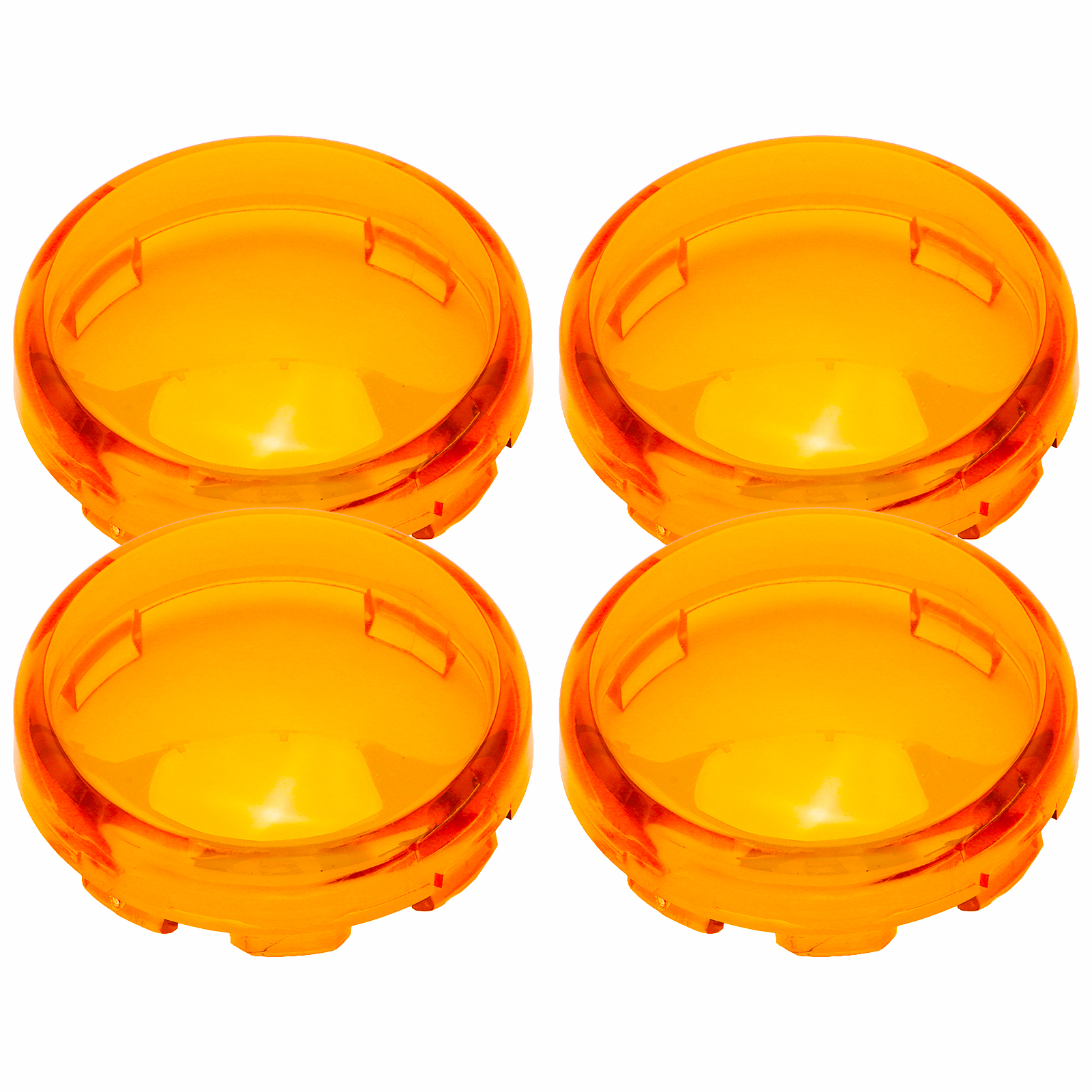 Motorradblinker, 4 Stück, 6 Cm, Gelbe Abs-linse, Universelles Motorradzubehör