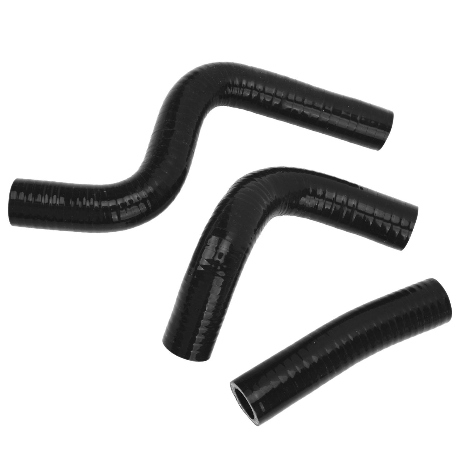 3-teiliges Silikon-kühlerschlauchset, Wasserdicht, Hitzebeständig, Stabile Verbindung, Schwarz, Kompatibel Mit Kx80 Kx85 Kx100