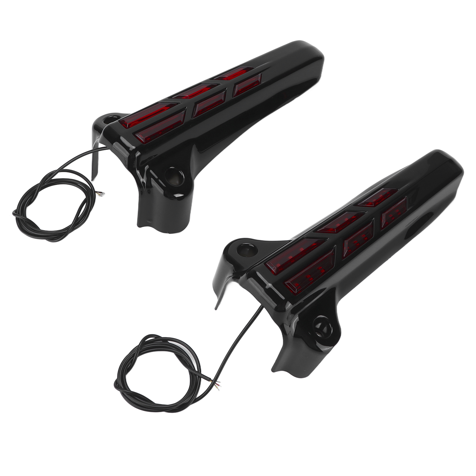 2x Untere Gabelschützer Für Motorräder Mit Leds, Ersatz Für Road Street Efi 2014-2019, 12v, Kompatibel