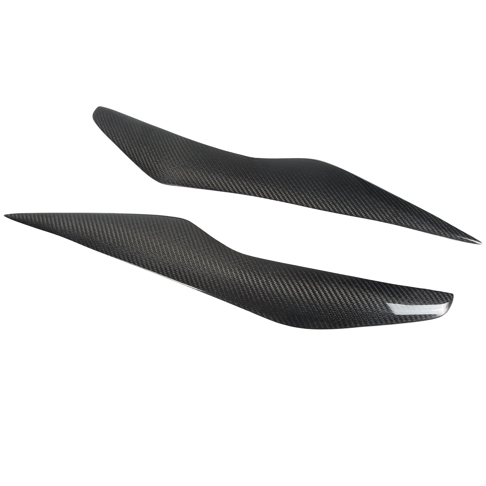 Paar Scheinwerferblenden Aus Kohlefaser Für Ford Focus Mk2 (2009–2011), Ersatz Für Die Vorderen Scheinwerferblenden, Sportliches Design, 2-teiliges Set