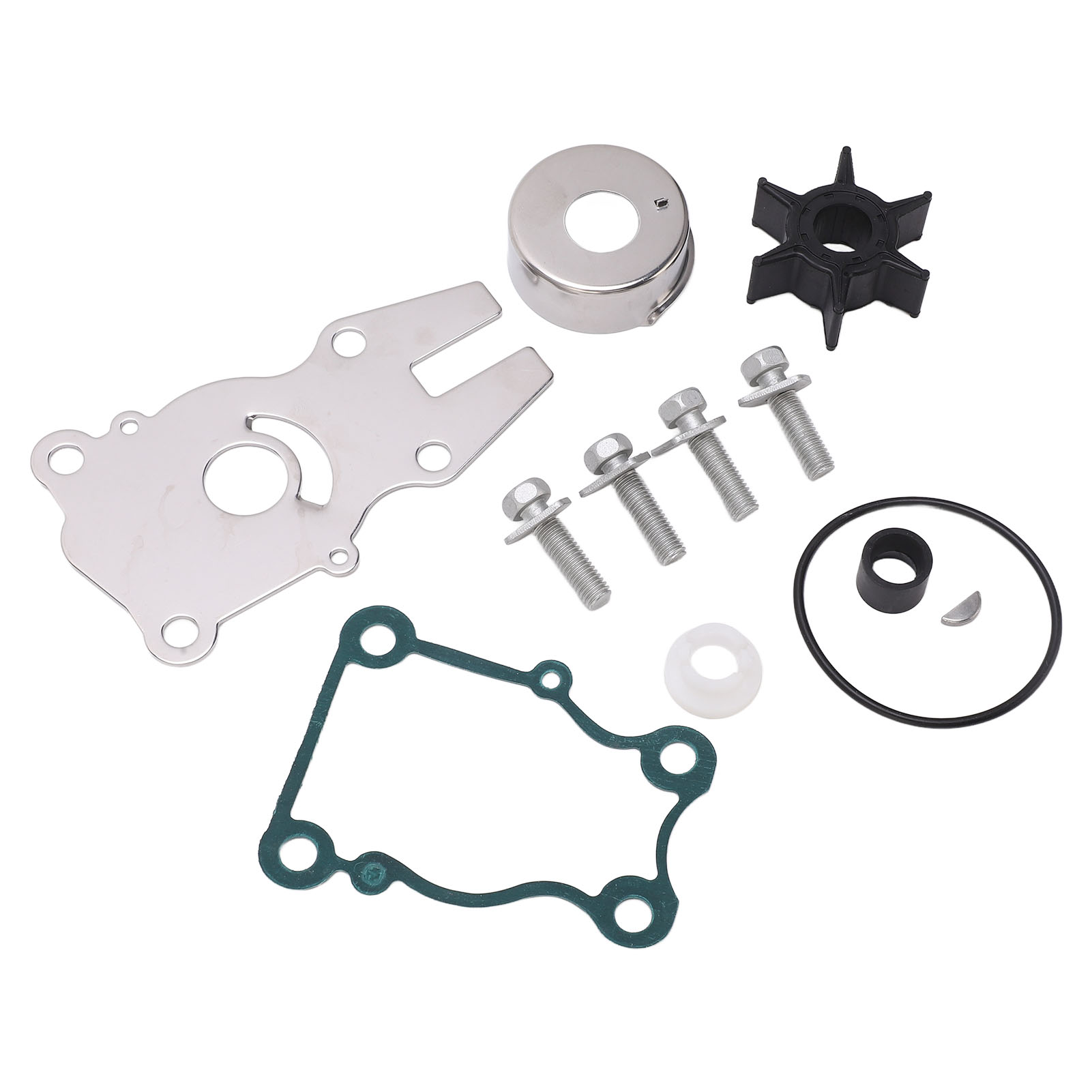 Wasserpumpen-reparatursatz 6bg W0078 00 00, Außenbordmotor-impeller Für F30la, F30leha, F40jea, F40leha, Bootsmotorenteil, Dichtungssatz Und Impeller, Ersatzteil