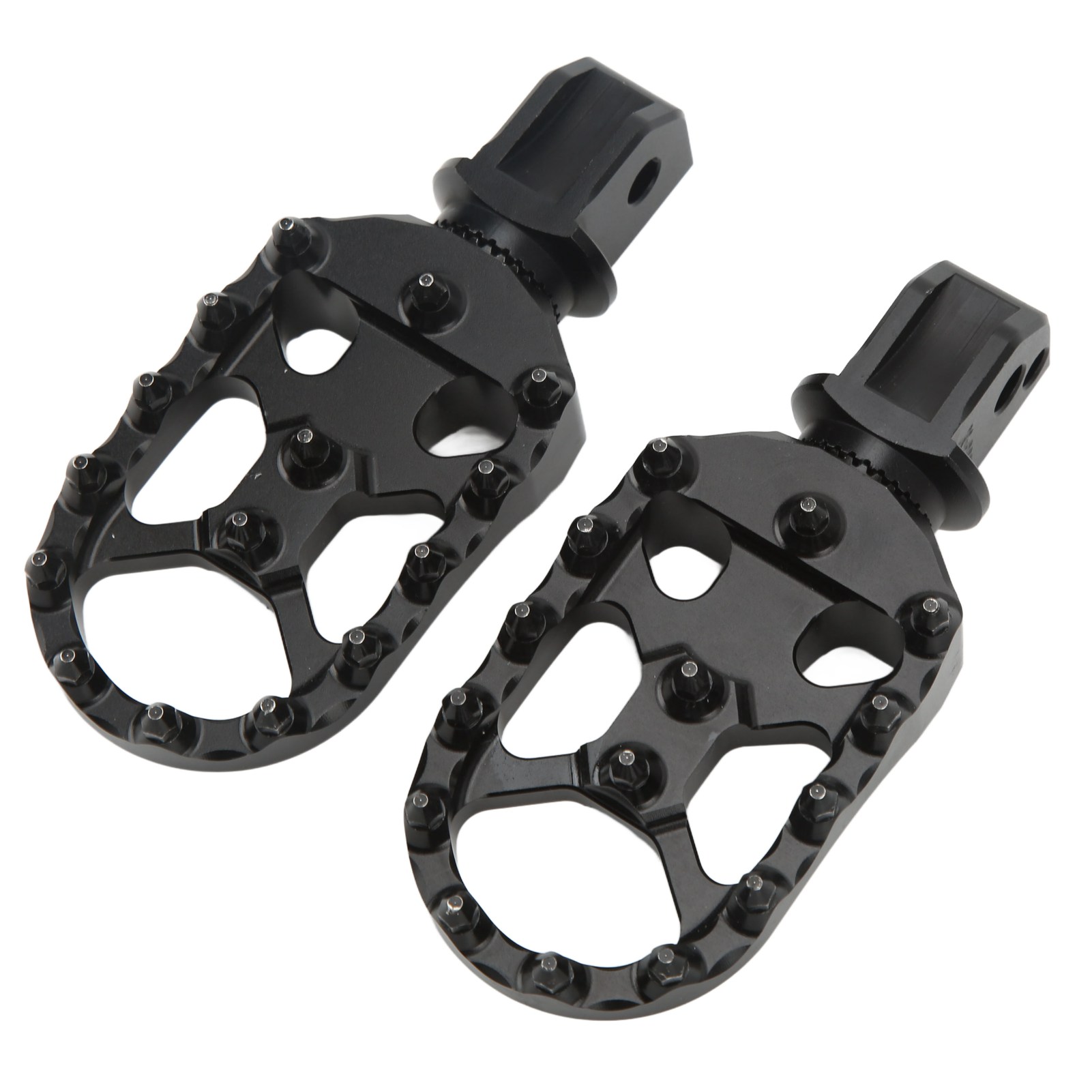 Paar Cnc-gefräste, Schwarz Eloxierte Aluminium-motorrad-fußrasten Hinten, Ersatz Für F900r F900xr 2020-2022, 2-teiliges Set.