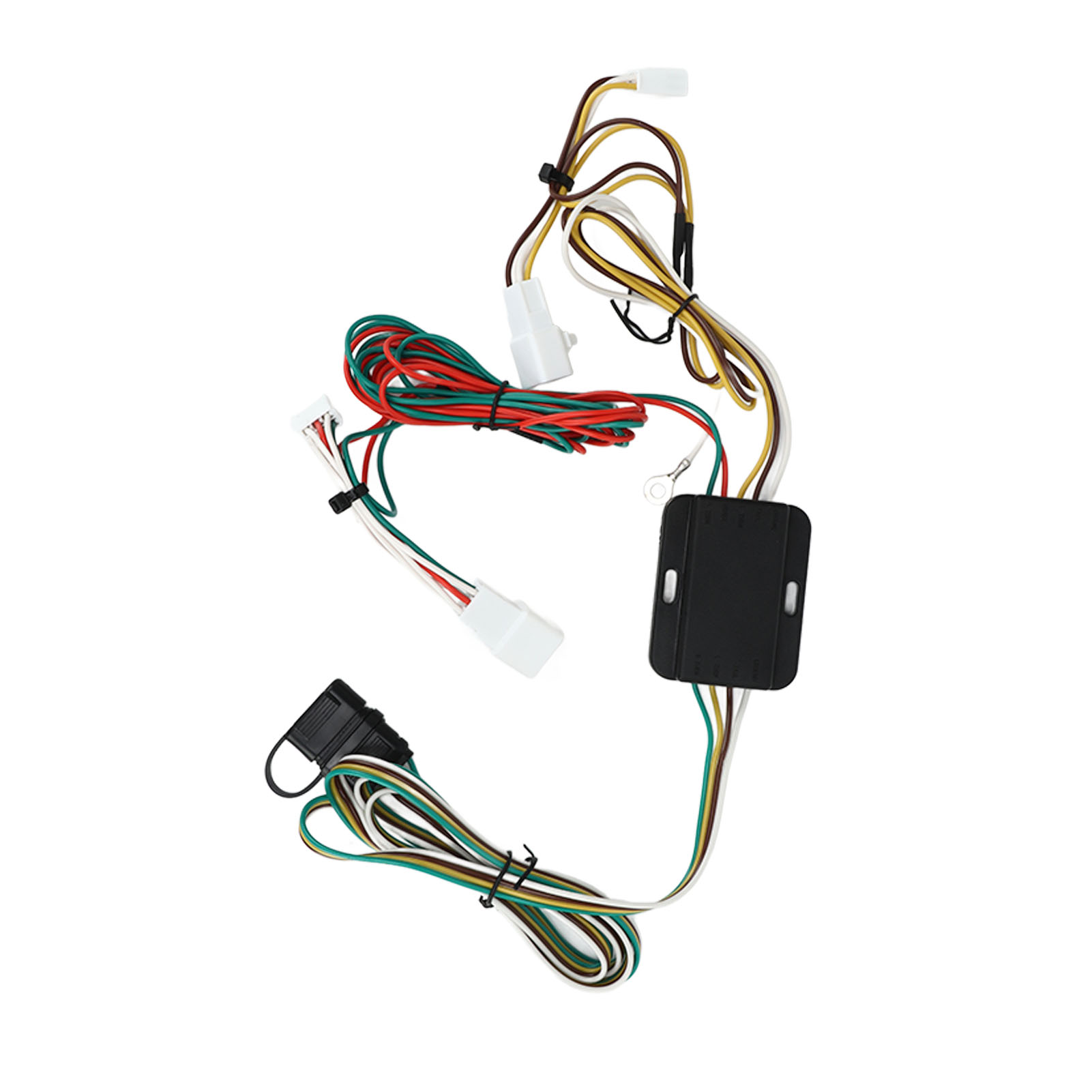 4-poliger Anhängerstecker-adaptersatz 55486 Für Rav4 1996-2000 Anhängerkupplungskabelbaum, Zugelassene Verkabelung, Fahrzeugkompatibel.
