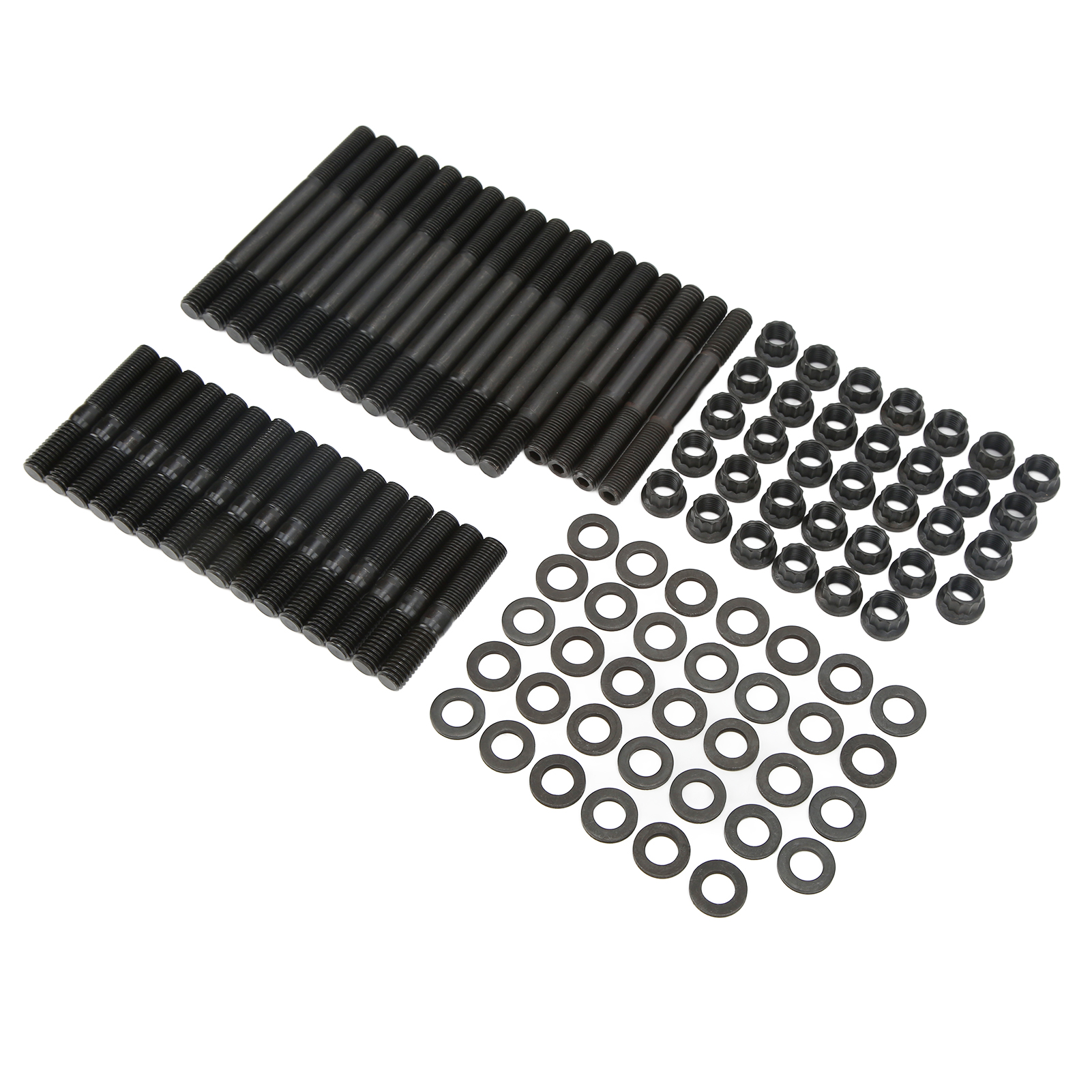 Zylinderkopfbolzensatz 134-4001 Kompatibel Mit Chevy Small Block Sbc 265 267 350 383 400, Ersatz, Hochfester Stahl, Kompletter Satz.
