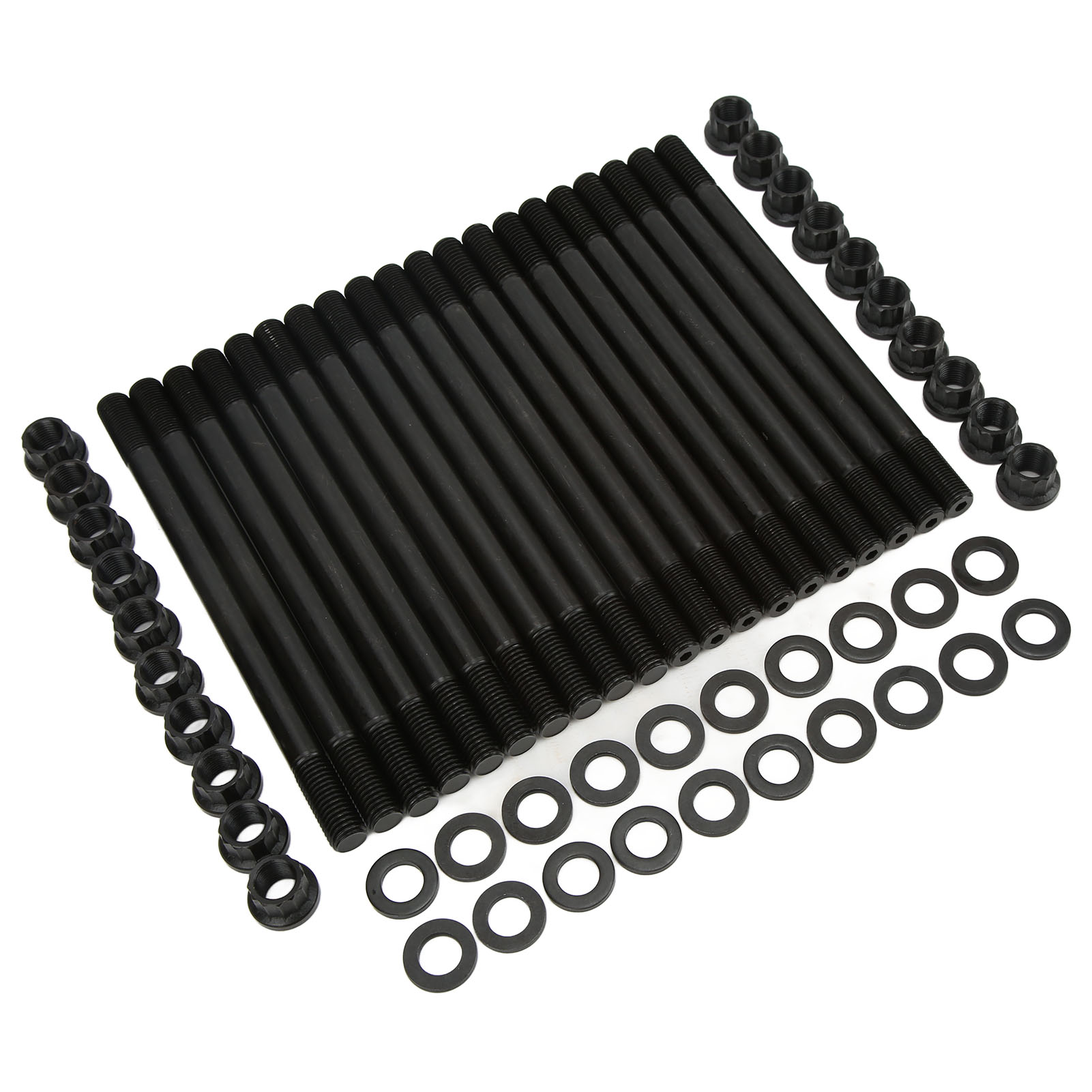 Zylinderkopfbolzen-, Muttern- Und Dichtungssatz Für F-250 Super Duty 6.0l 2004-2007, Hochleistungs-ersatzsatz, Kompatibel Mit Dieselmotoren.