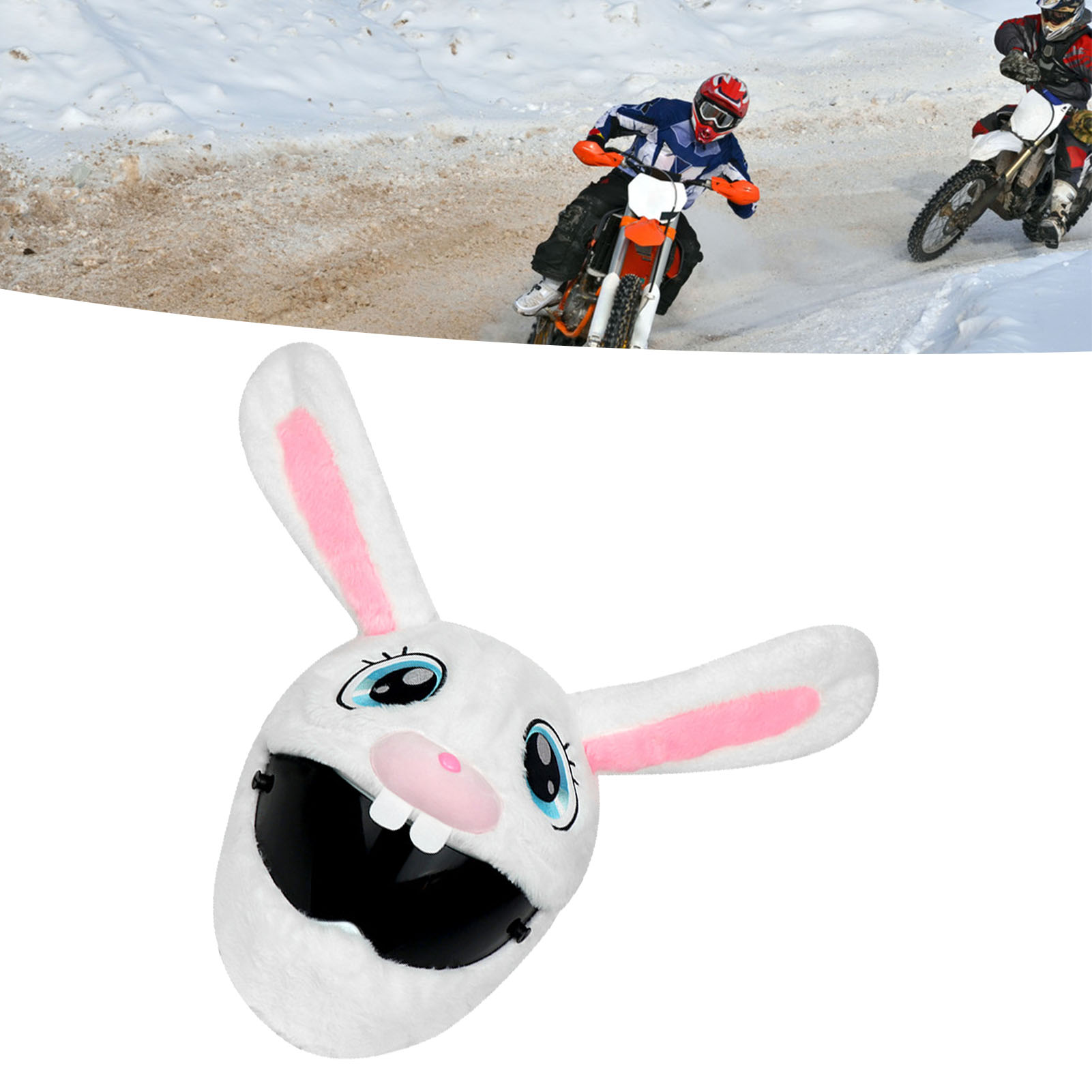 Motorradhelmüberzug, Tiermotiv, Weicher, Warmer Plüsch Aus Pp-baumwolle, Niedlicher Helmüberzug Für Fahrrad, Motorrad Und Outdoor-aktivitäten, Beige
