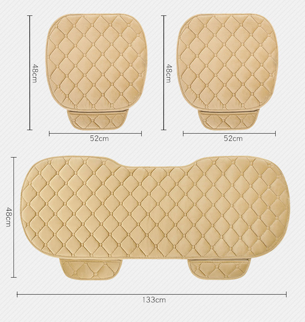 Bequemes, Rutschfestes Und Atmungsaktives Autositzkissen, Vordersitz, Ergonomisches Kissen, Rutschfester, Belüfteter Stoff, Universalgröße, Für Fahrer Und Beifahrer.