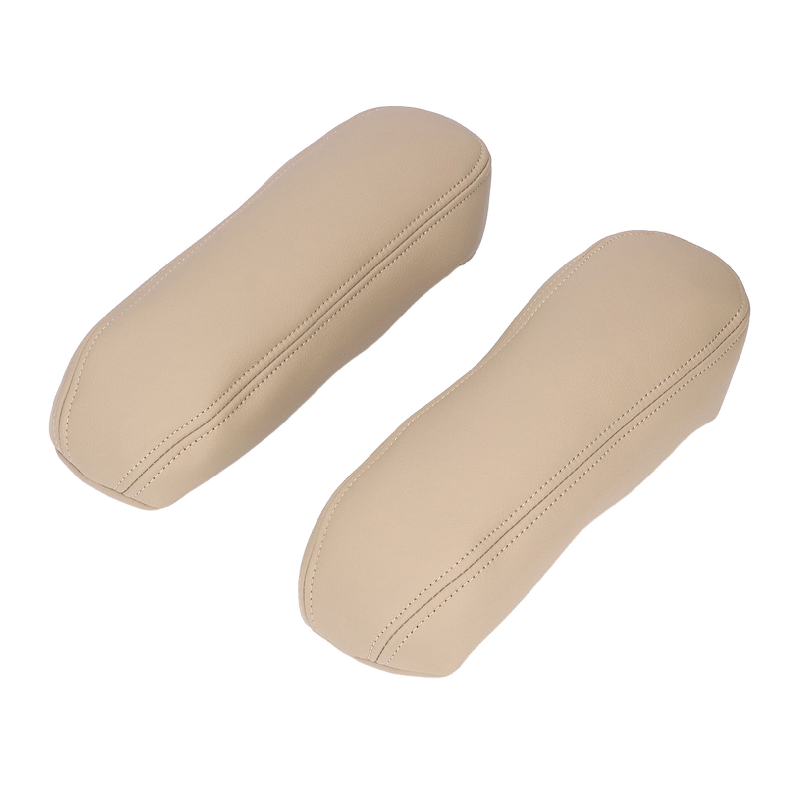 Armlehnenbezüge Aus Kunstleder Für Autositze, Innenausstattungsersatz Für Ford F250 (1999–2007), Paar, Beige