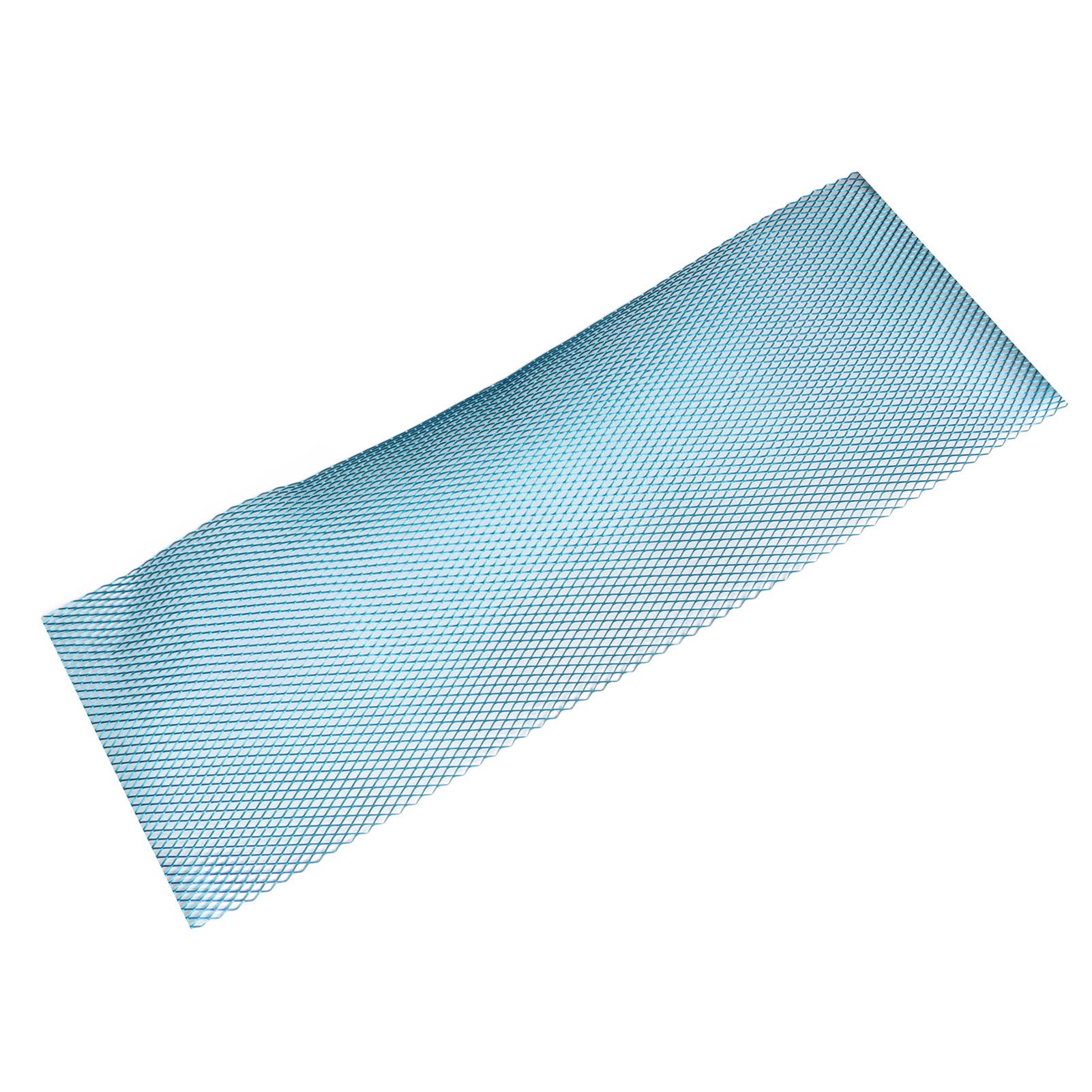 Frontgrill Mit Mittelgitter, Rautenförmiges Gitter, Stabile Aluminiumstruktur, Universell Passend Für Autos, Blau