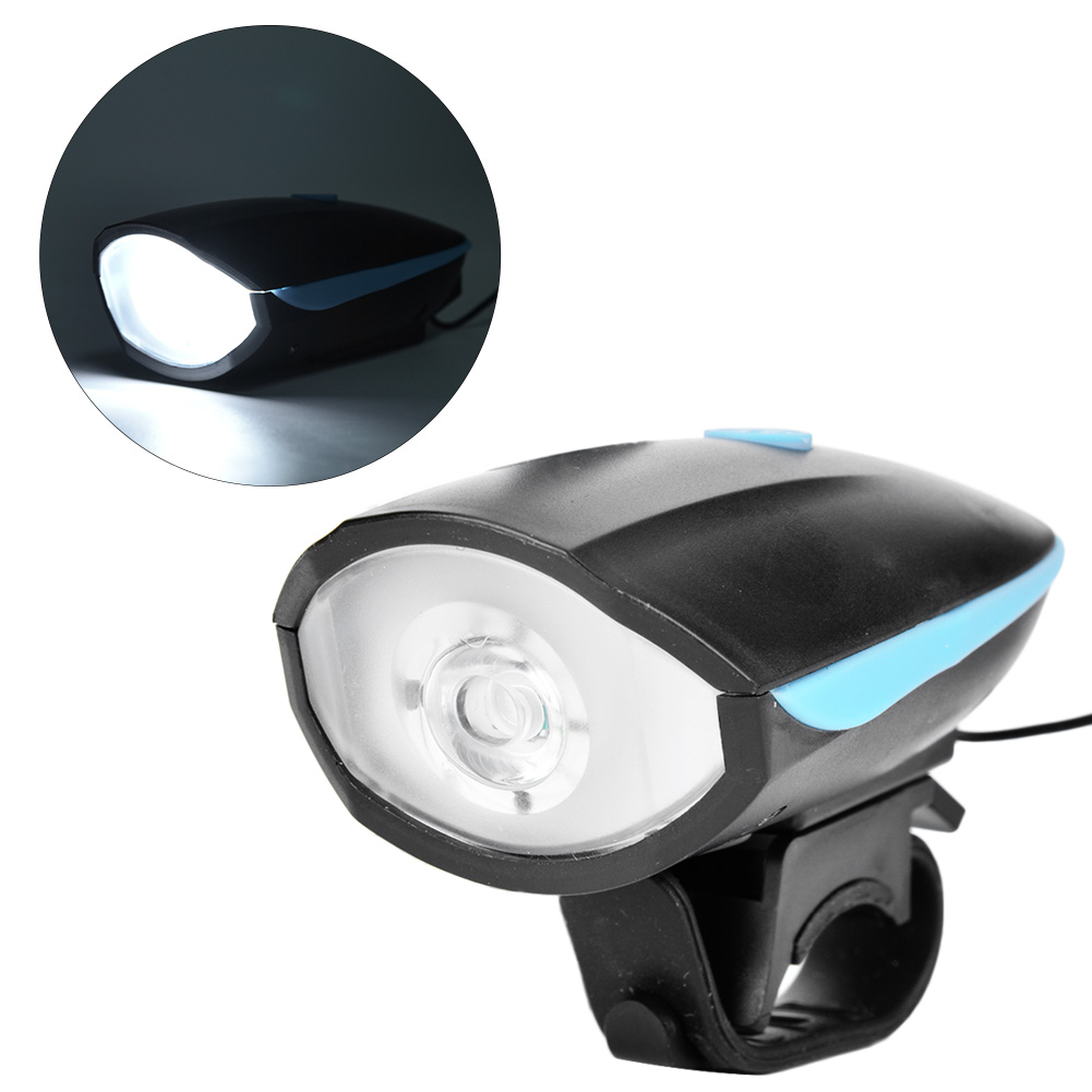 Usb-ladefunktion, Helle Frontleuchte, Fahrradhupe, Warnlampe Für Fahrräder, Blau