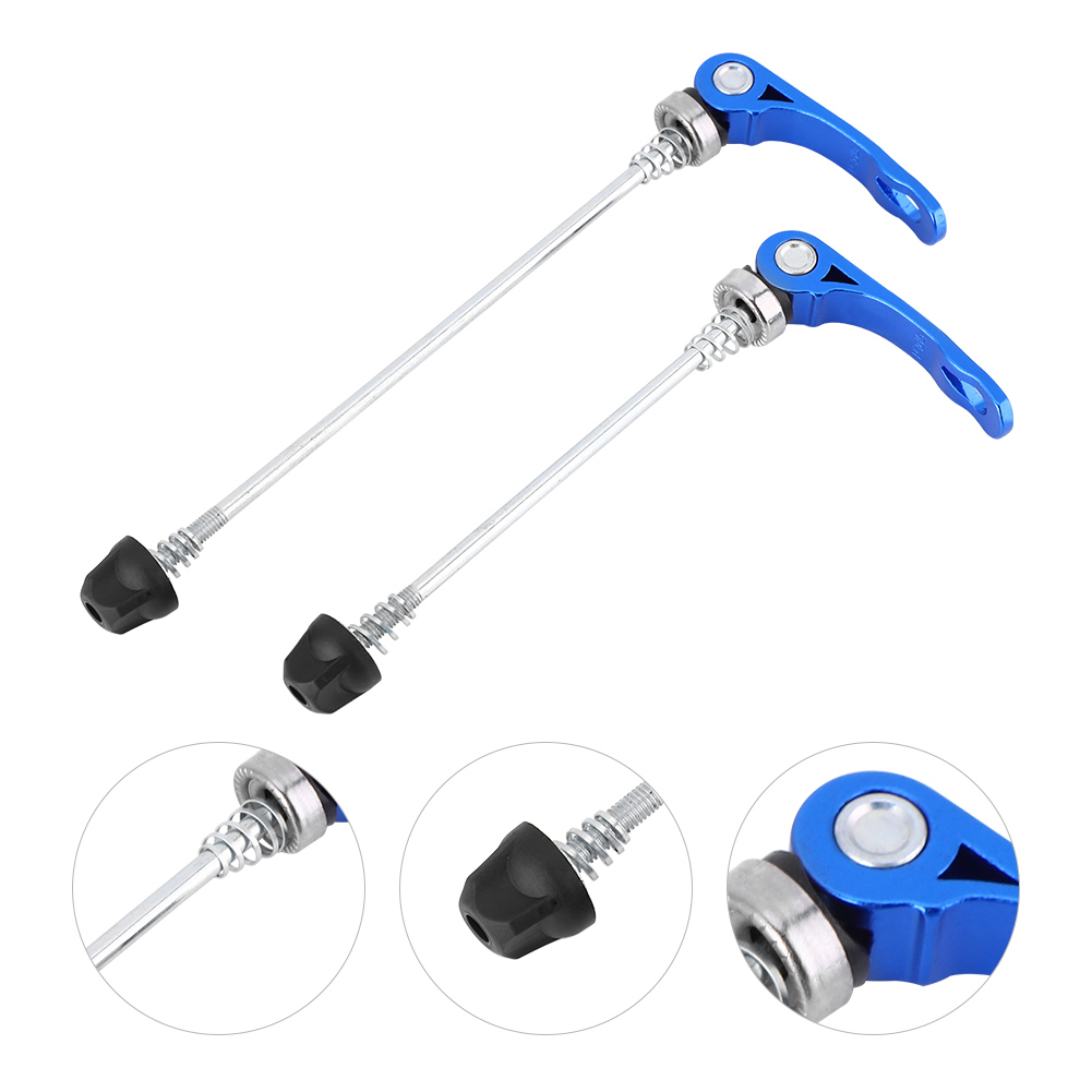 Paar Schnellspanner Für Mountainbikes Und Rennräder, Vorder- Und Hinterachse (blau)
