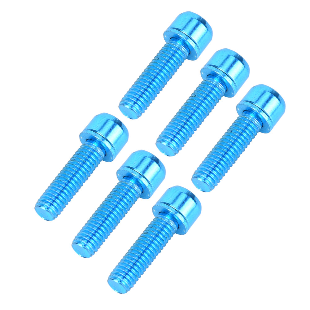 Stück M5x25mm Fahrradflaschenhalterung Aus Titanlegierung, Aufbewahrungsbolzen, Fahrradzubehör (blau)