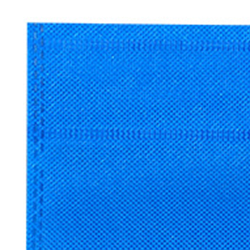 50 Stück Gestanzte, Umweltfreundliche Tragetaschen Aus Vliesstoff Mit Flacher Öffnung, Blau, 25 X 35 Cm / 9,8 X 13,8 Zoll