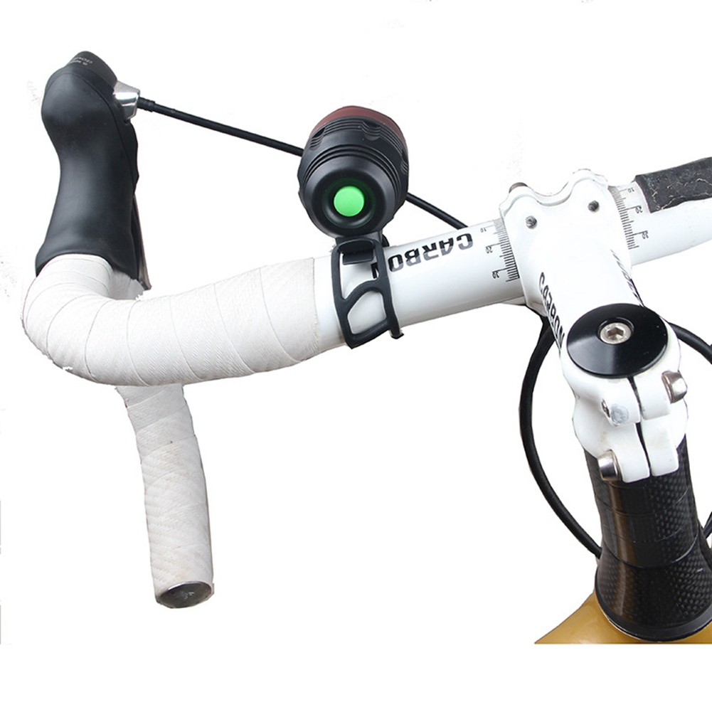 Fahrrad-frontlicht, Led-lenkerleuchte, Wasserdichte Fahrrad-stirnlampe (schwarz+blau)