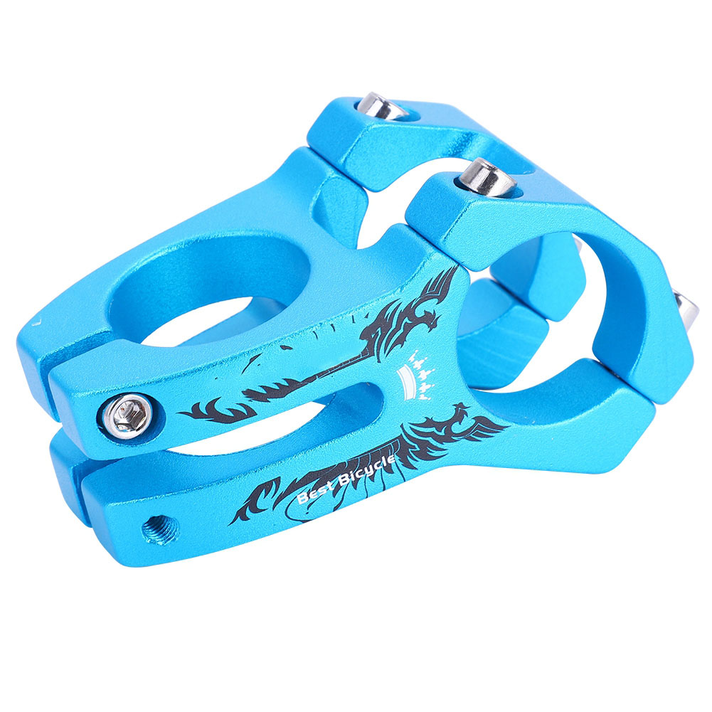 Potence De Guidon Wake 31,8 Mm Pour Vélo De Route Et Vtt, En Alliage D'Aluminium, Bleue.