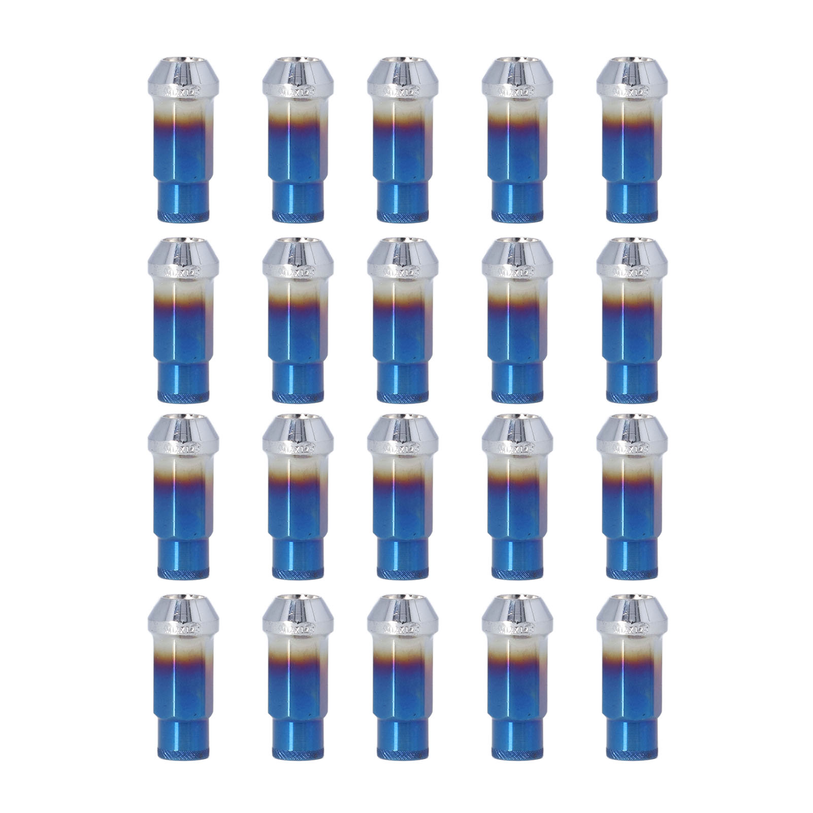 M12x1,25 Radmuttern Aus Metall, 20er-pack, Universelles Autozubehör, Ersatz Für Mitsubishi, Brüniert