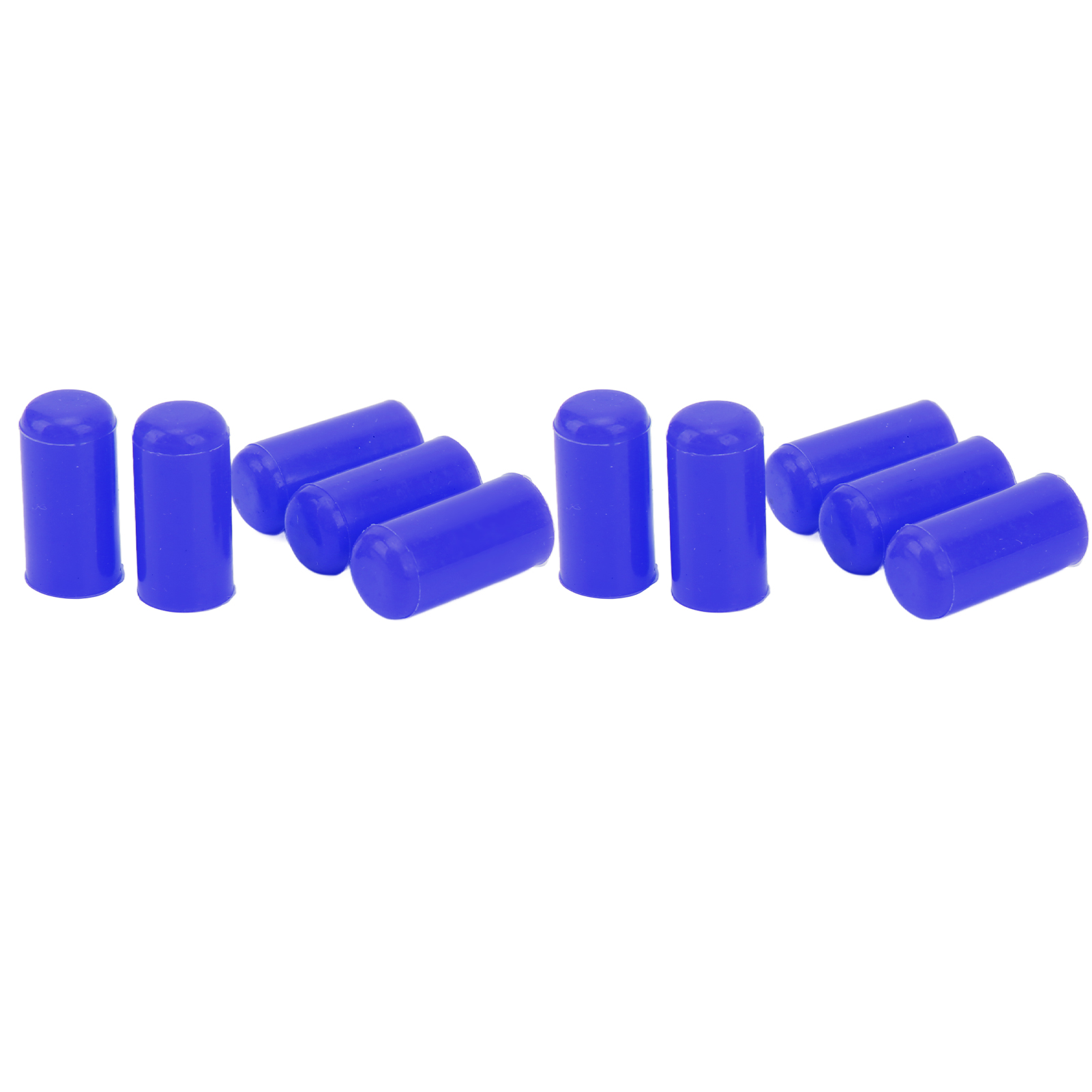 6 Mm X 10 Silikon-endkappe, Verschleißfest, Flexibel, Auslaufsicher Für Ansaugkrümmer Von Autos, Blaue Schutzkappe.