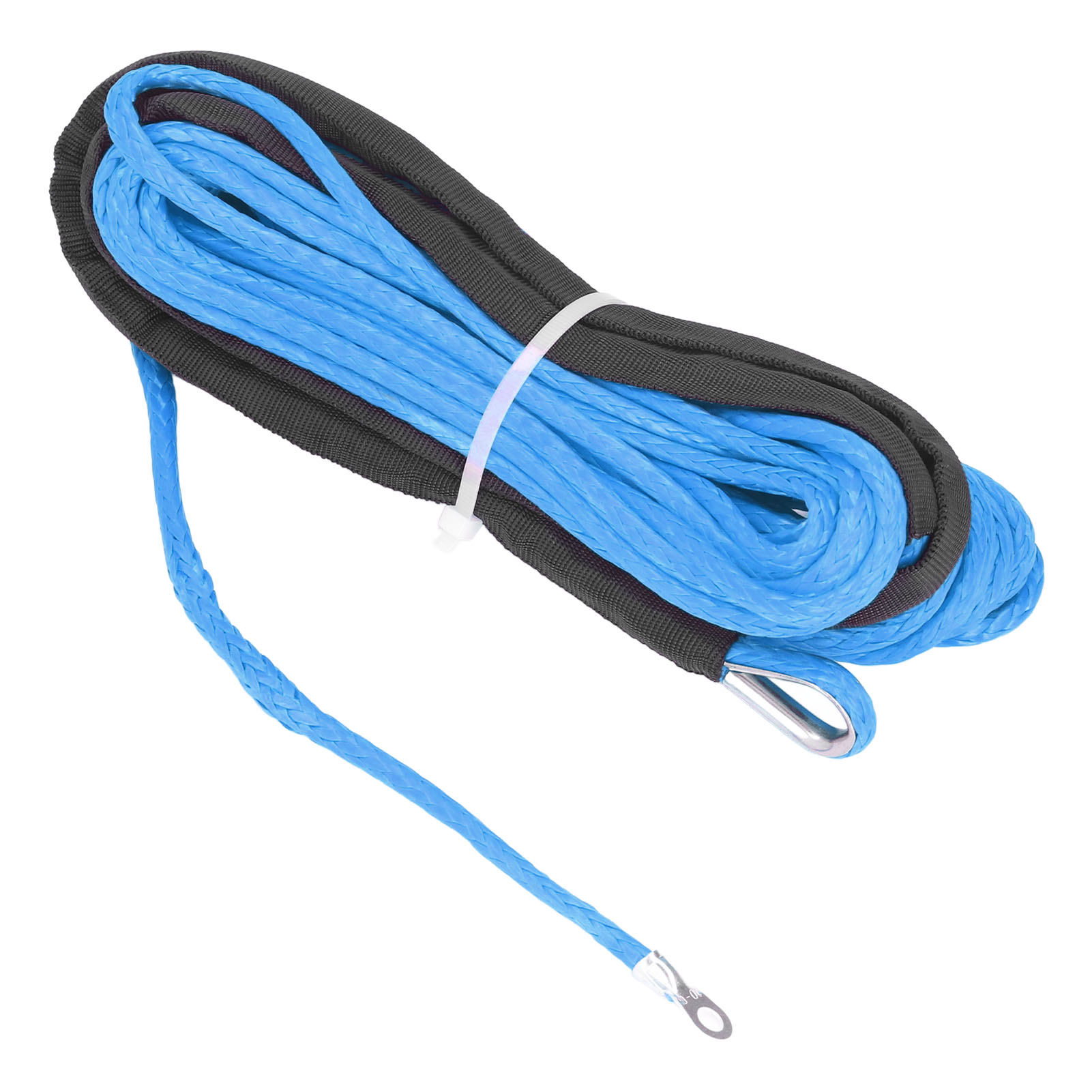 4,8 Mm X 15 M Seilwindenseil Aus Kunstfaser, 5500 Lb Bruchlast, Wasserdicht, Für Atvs, Side-by-sides Und Anhänger, Blau