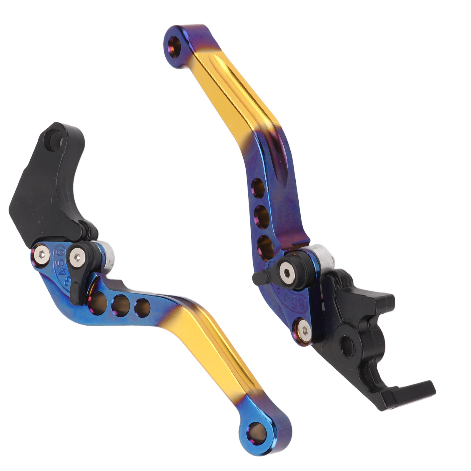 Cnc-gefräster Brems- Und Kupplungshebel Aus Aluminium Für Motorräder, Blau, Gelb, Mehrfarbig, Ersatzteilset Für Msx125 Und 150 Cm³ Und Kleinere Motorräder
