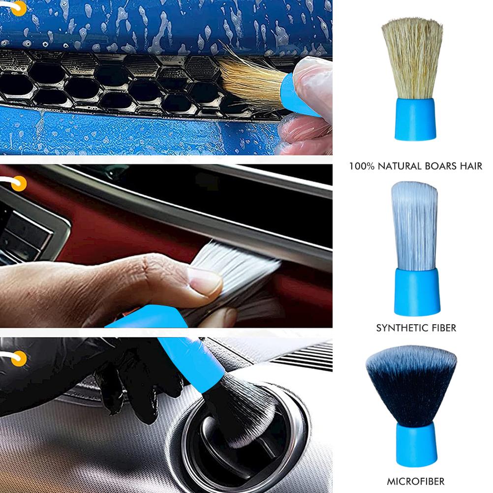 Set Mit 3 Weichen, Kratzfreien Autoreinigungsbürsten, Detailbürsten Für Autos, Waschwerkzeuge, Armaturenbrettreinigung