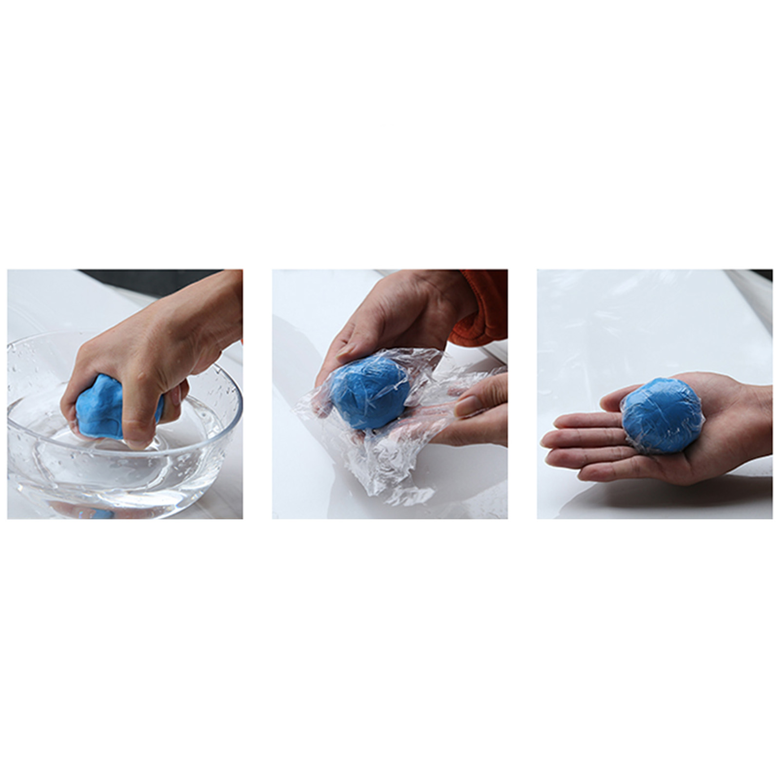Set Mit 2 Reinigungsknete-stücken Für Die Fahrzeugaufbereitung, Flexibel, Wiederverwendbar, Für Die Professionelle Reinigung Von Autos, Glas Und Fahrzeugen