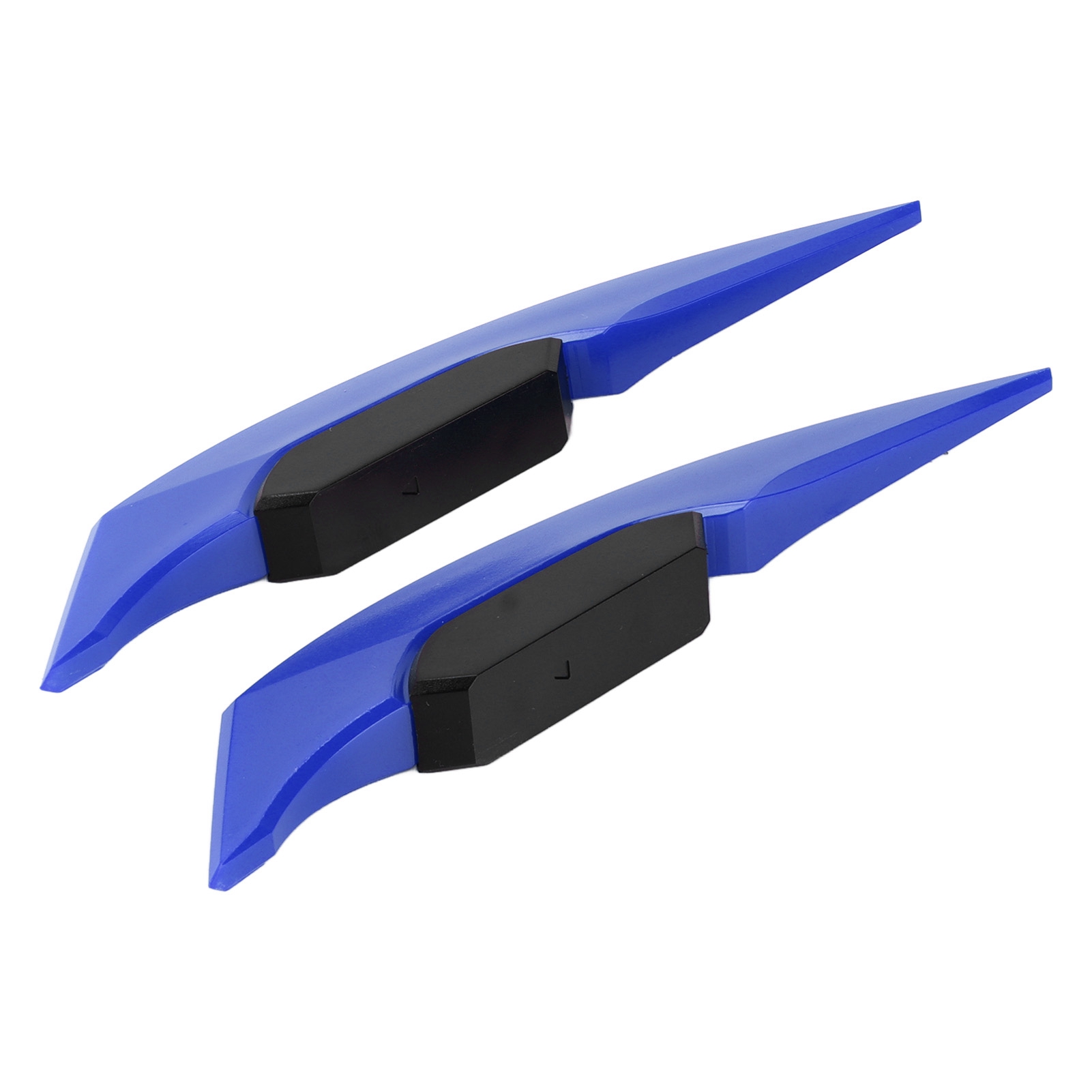 Aerodynamische Motorradflügel, Paar Universelle Flügel Für Elektroroller, Quads Und Ssvs, Blaues Zubehör, 2-teiliges Set